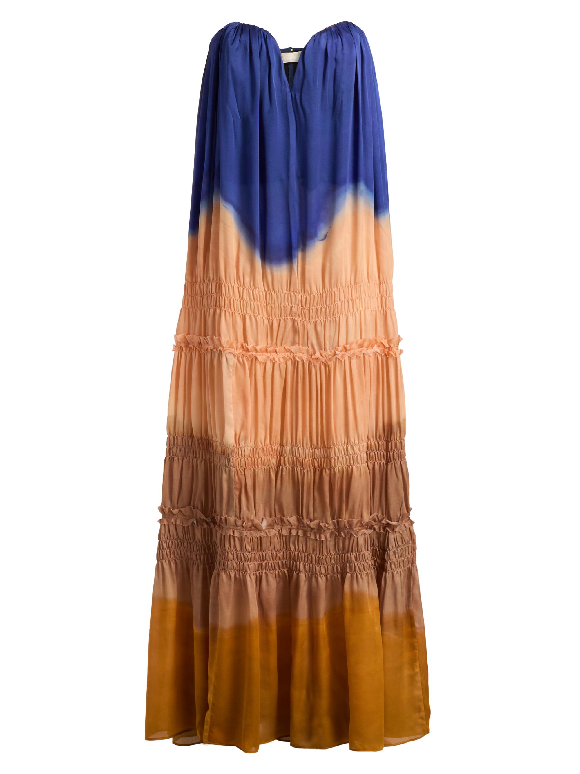 Ulla Johnson Women's Veil Silk Strapless Gown - Moontide