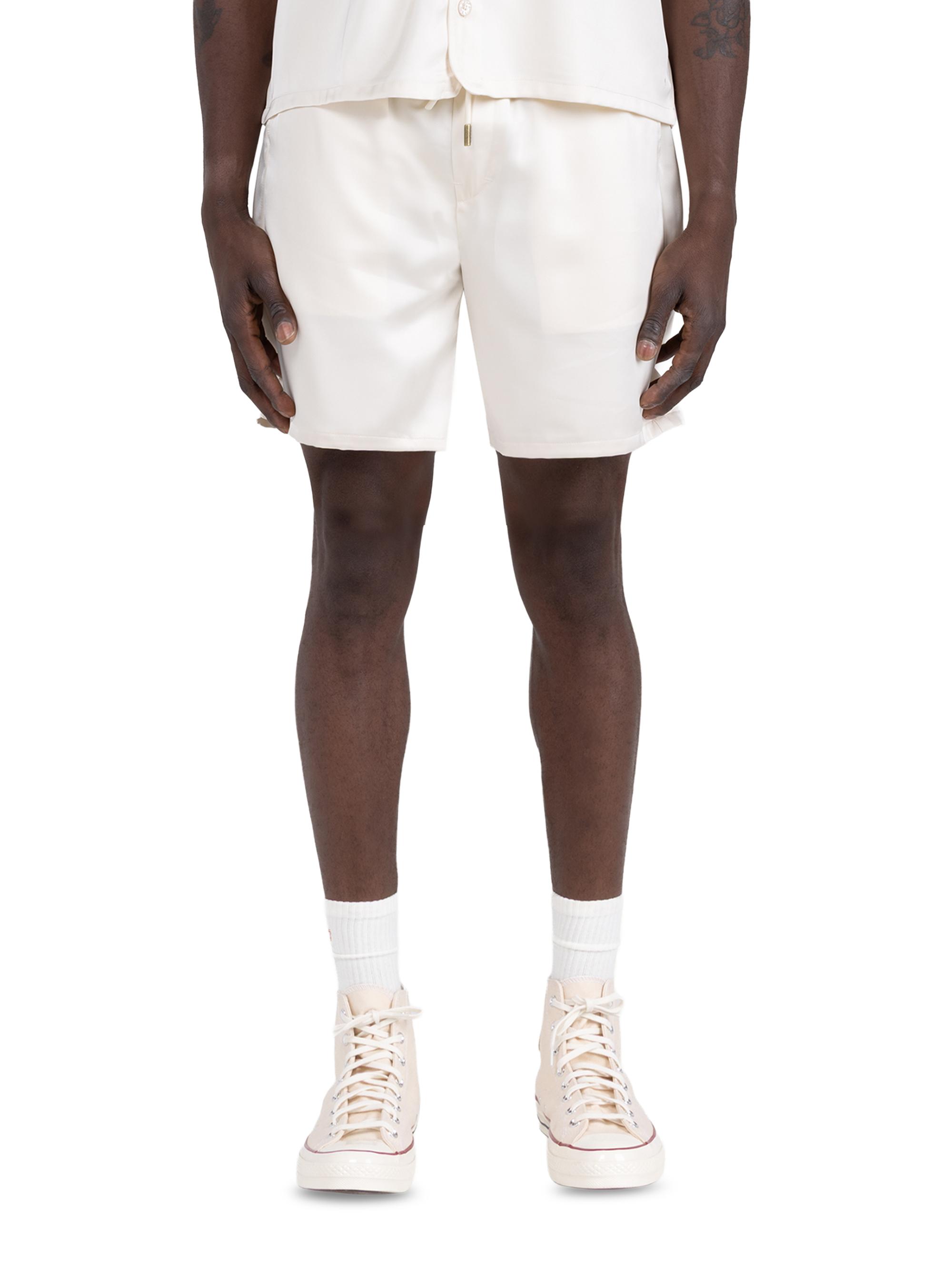 Honor The Gift Men's Satin Drawstring Shorts - Sand