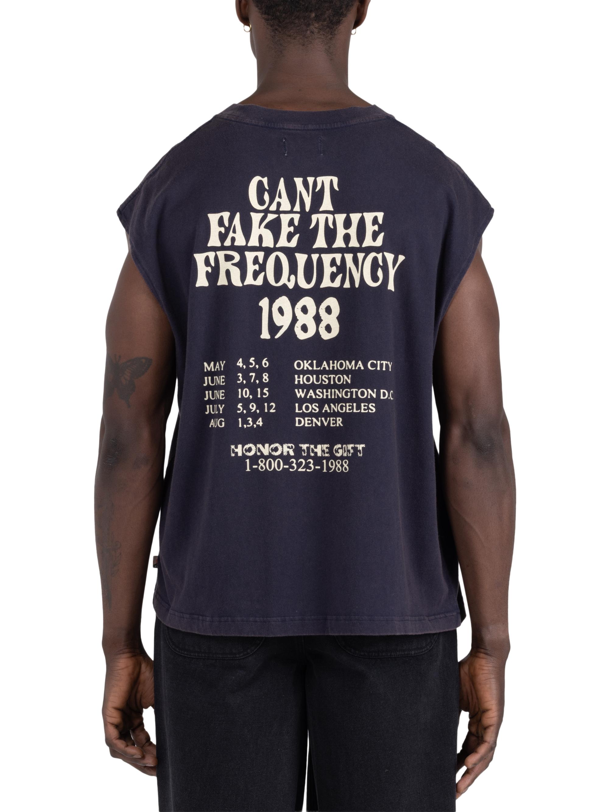 Honor The Gift Men's The Frequency Cotton Jersey Tank - Navy | Thumbnail 2