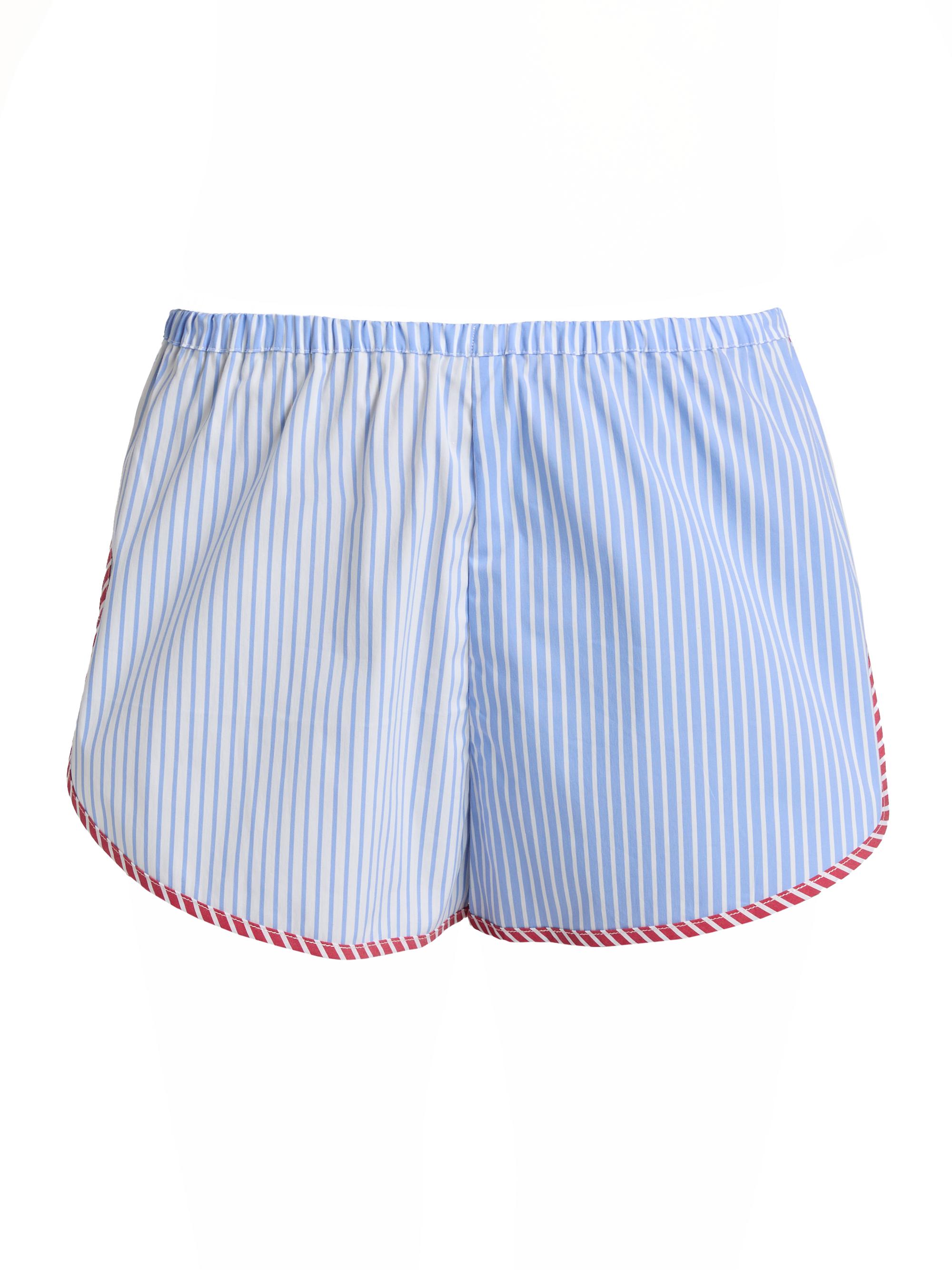 Solid & Striped Women's The Lester Stripe Shorts - Colorblock Marina - Women's Clothing