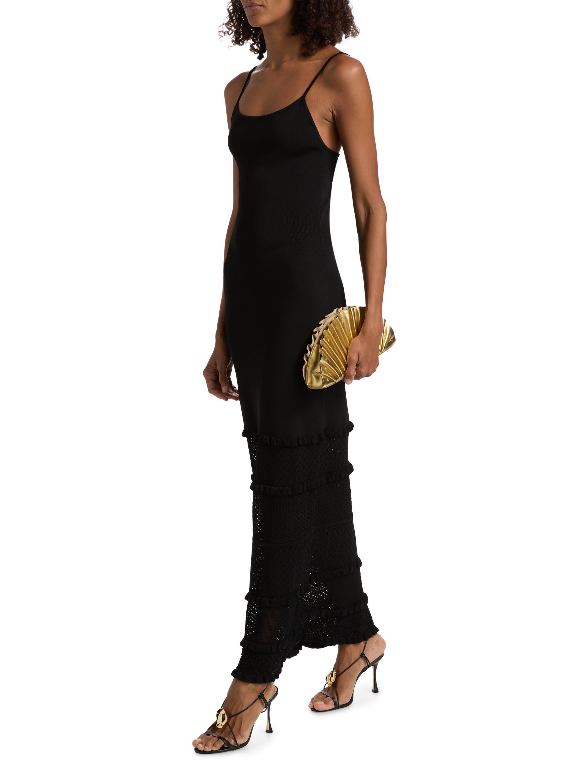 Solid & Striped Women's The Gabrielle Knit Maxi Dress - Noir | Thumbnail 4