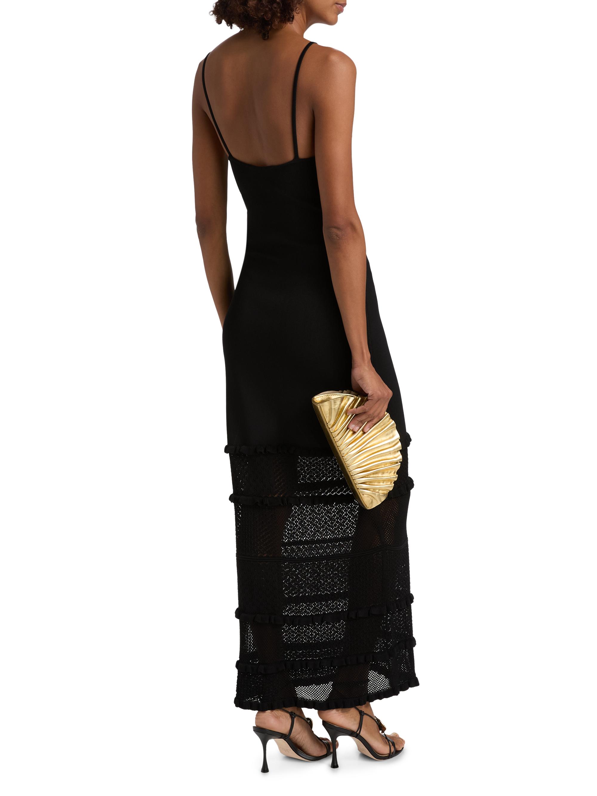 Solid & Striped Women's The Gabrielle Knit Maxi Dress - Noir | Thumbnail 5