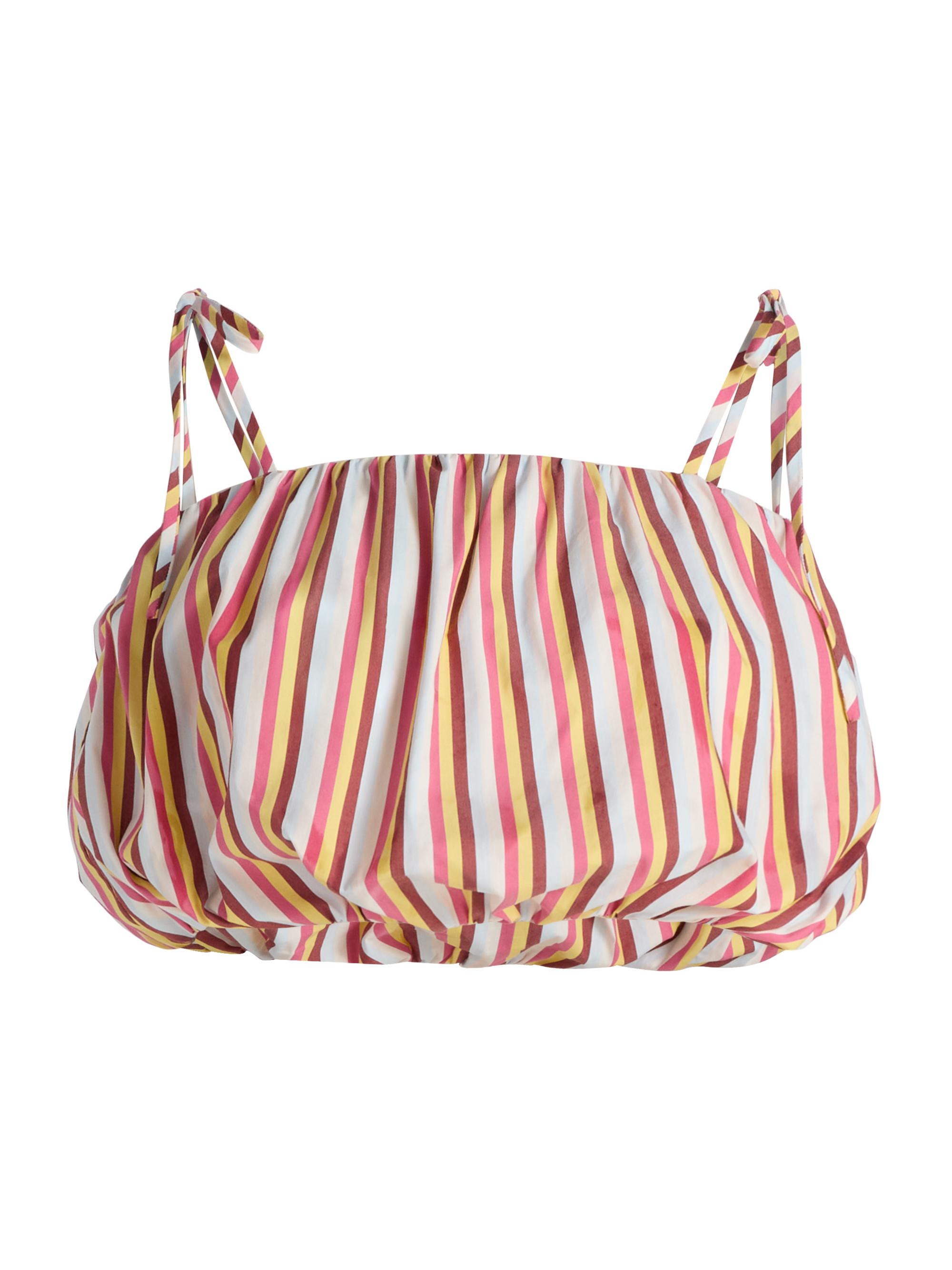 Solid & Striped Women's The Ivy Striped Bubble Crop Top - Symi Stripe