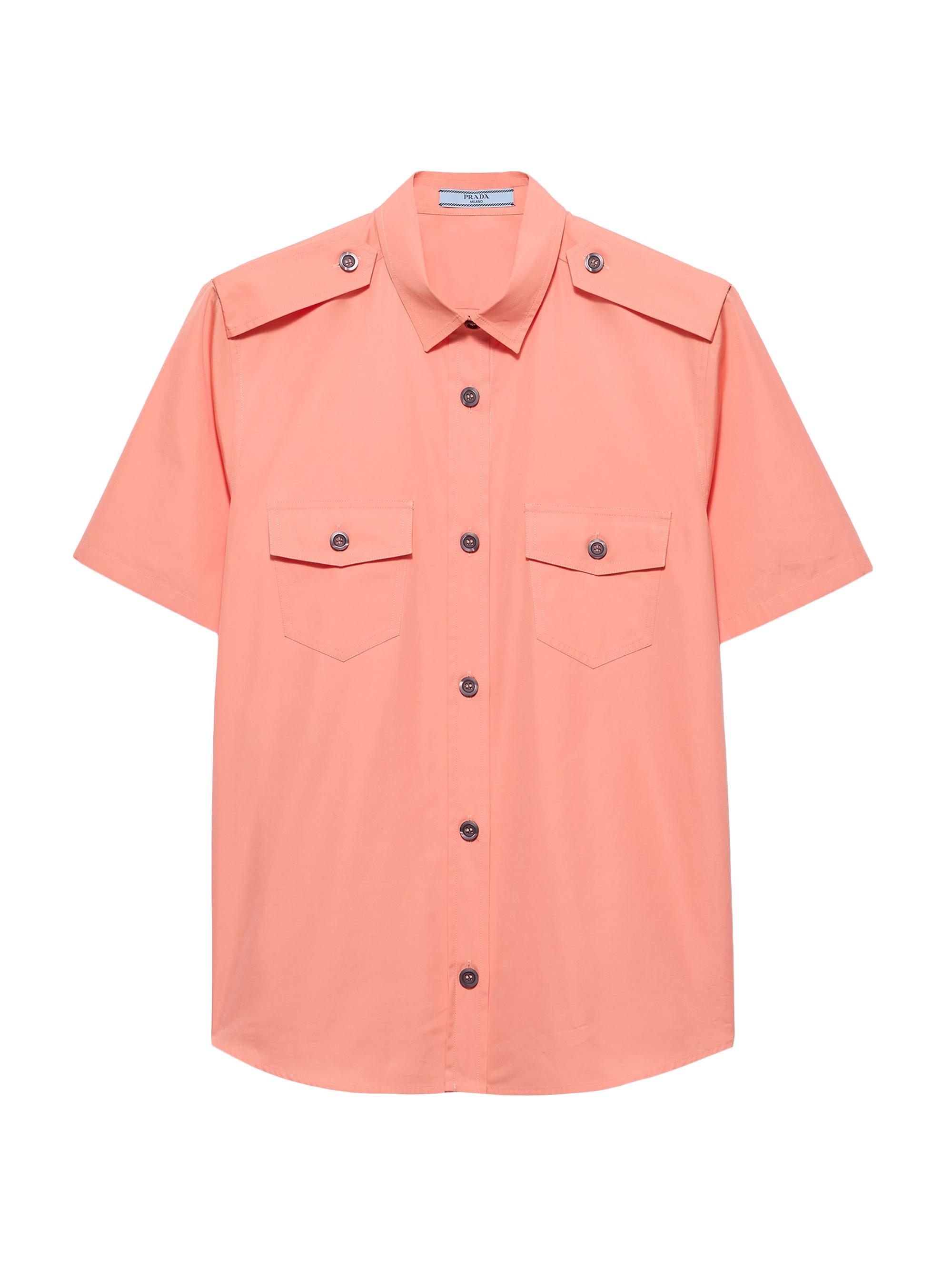 Prada Women's Cotton Poplin Shirt - Orange