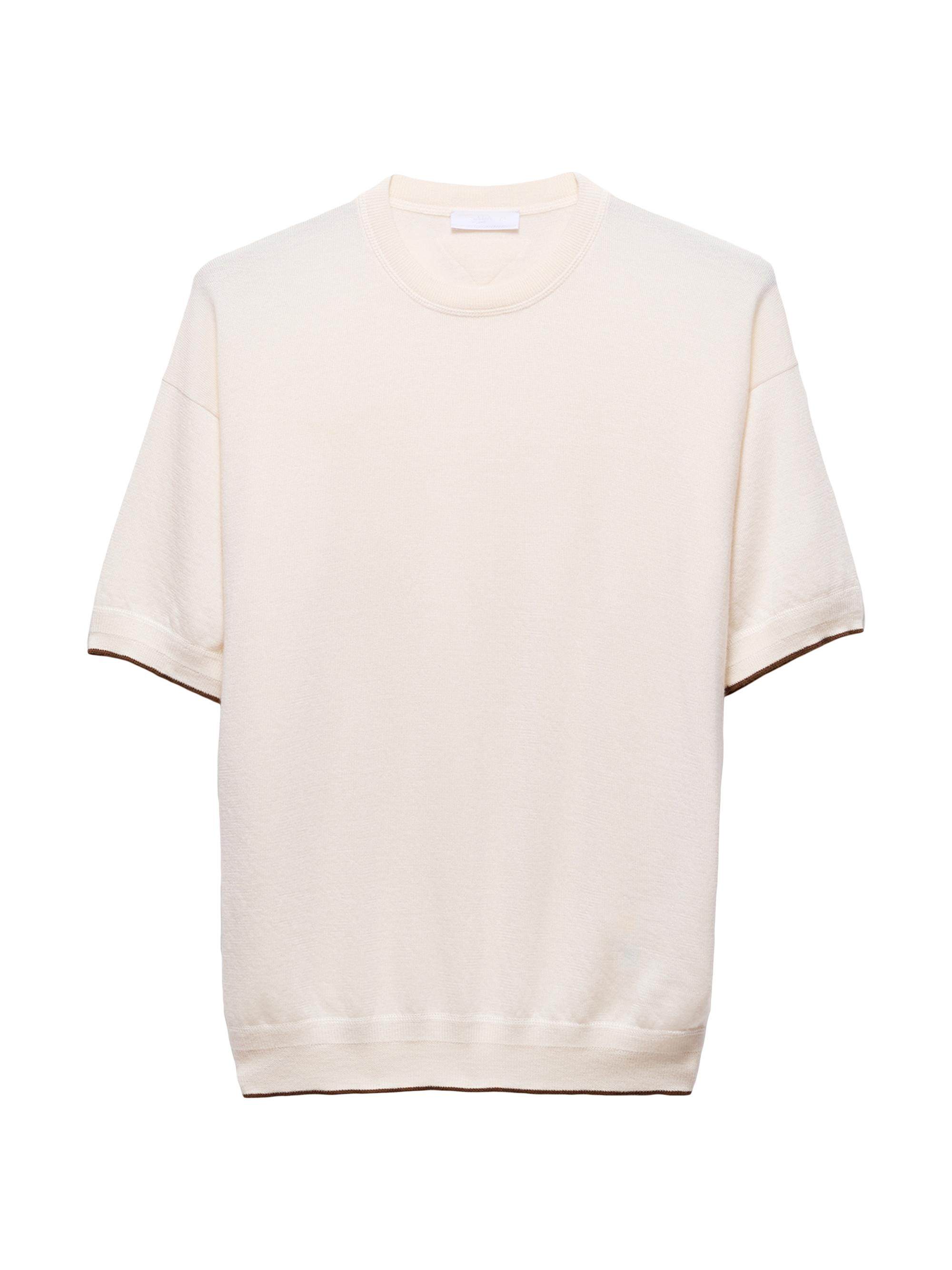 Prada Men's Cashmere Crewneck Sweater - Beige Khaki