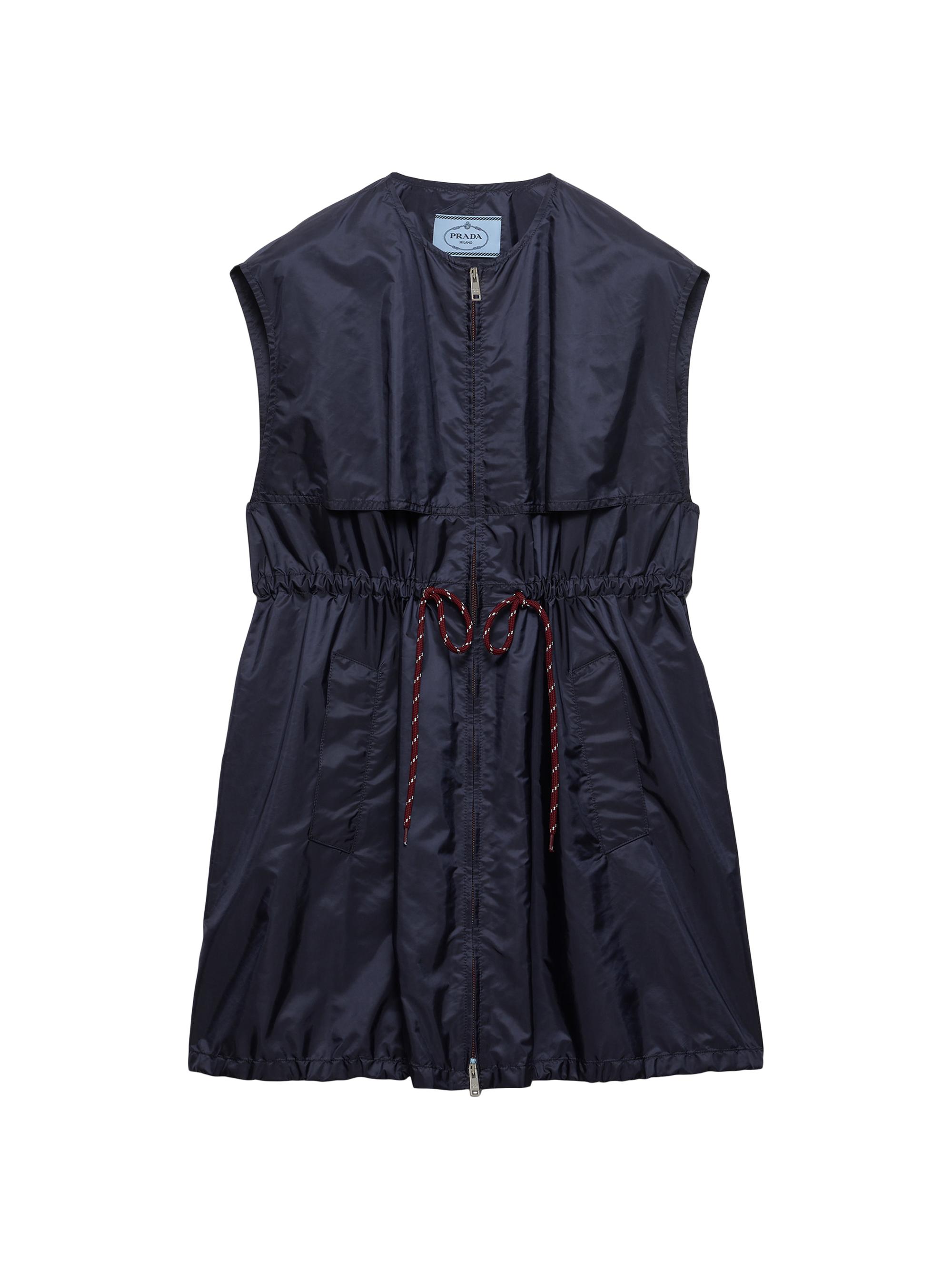 Sleeveless Nylon Mini-Dress