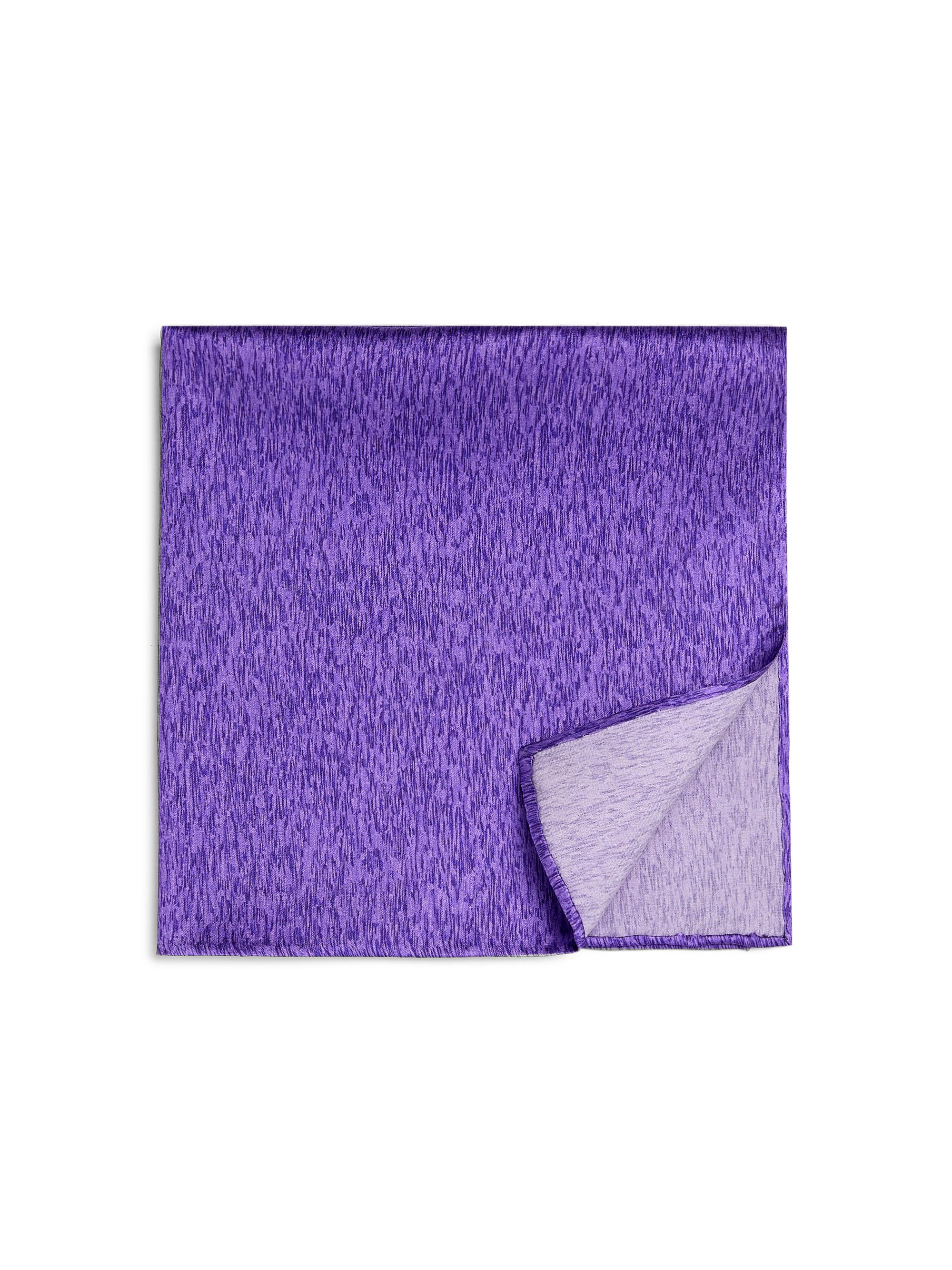 Stefano Ricci Men's Space-Dyed Pocket Square - Violet