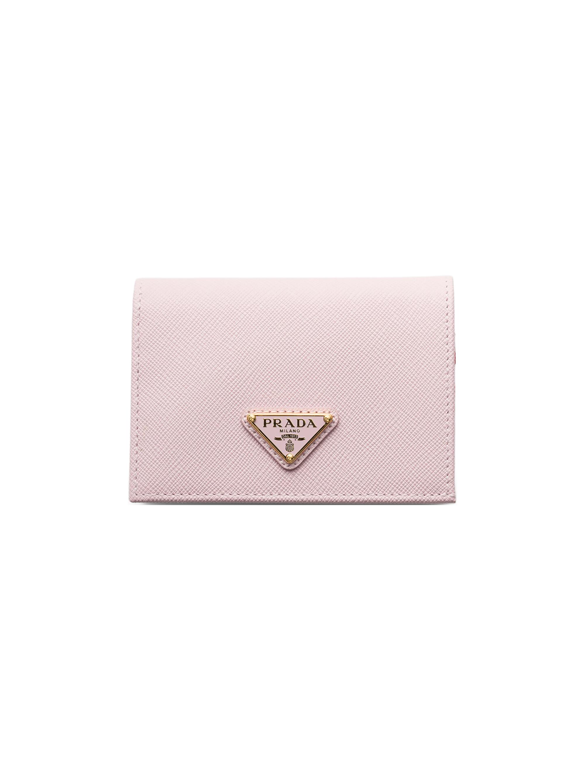 Prada Women's  Saffiano Leather Wallet - Pink
