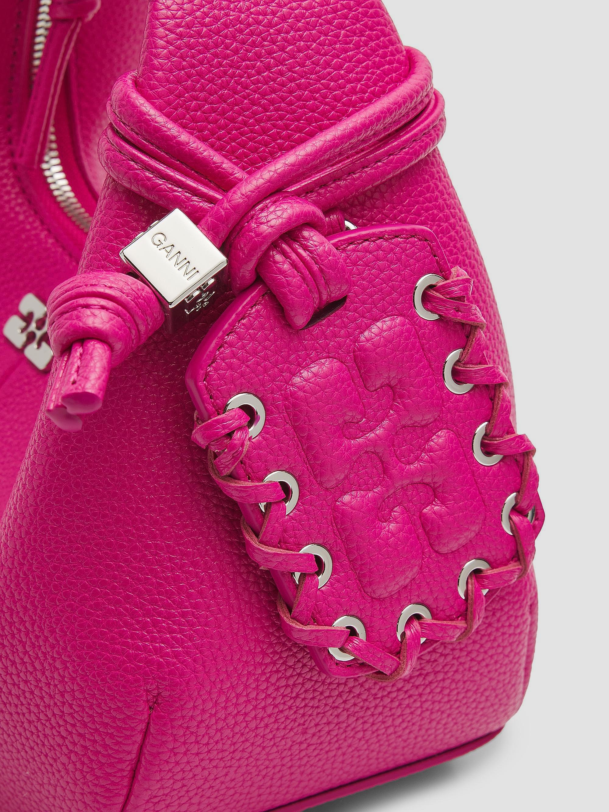 Ganni Mini Logo Hobo Bag | Saks Fifth Avenue
