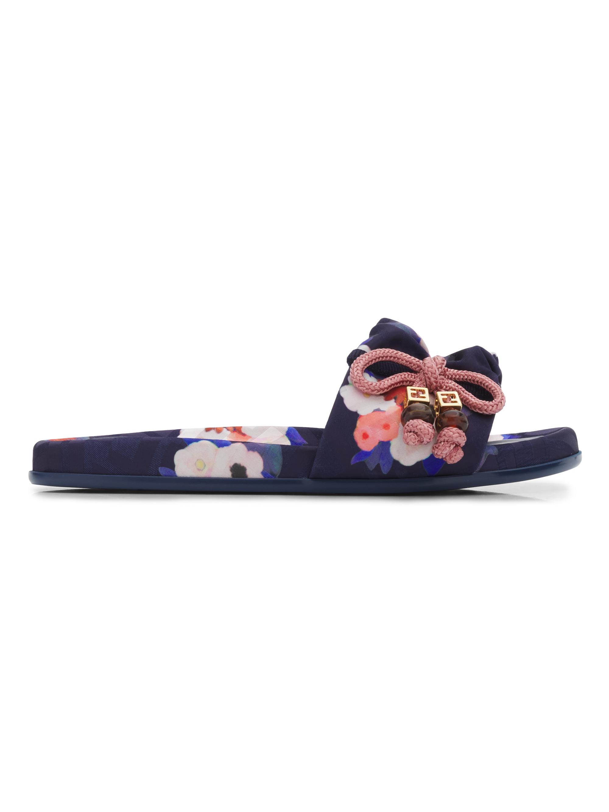 Fendi Logo Slide Sandals | Saks Fifth Avenue