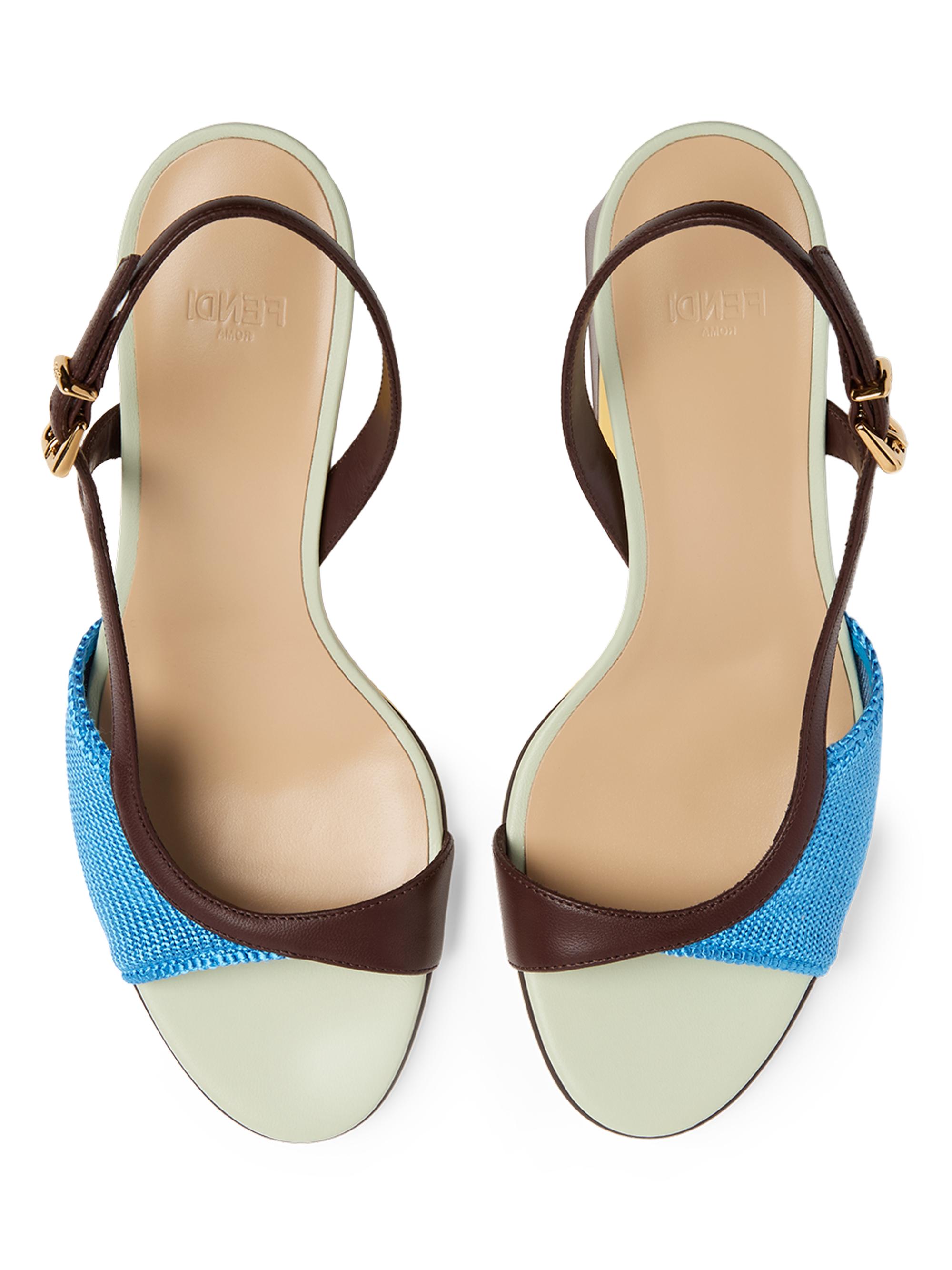 Fendi Arco 65MM Mesh Sandals | Saks Fifth Avenue