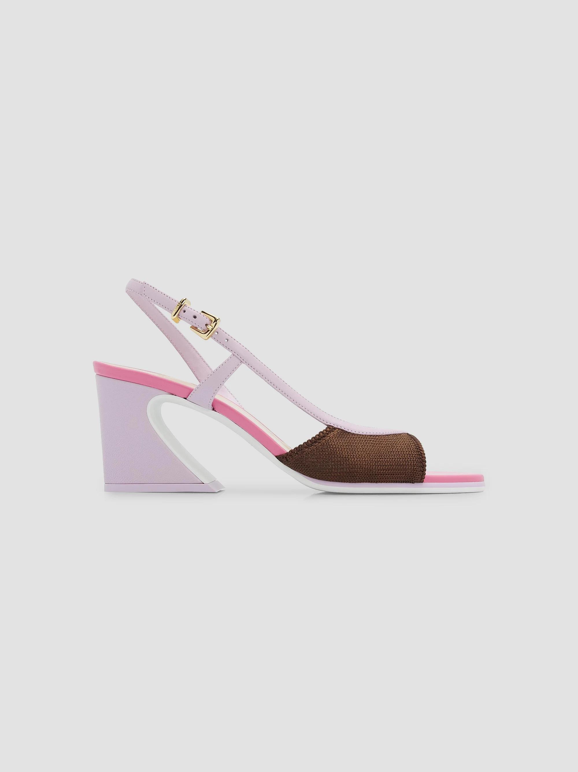 Fendi FF 95MM Traced Heel Sandals | Saks Fifth Avenue