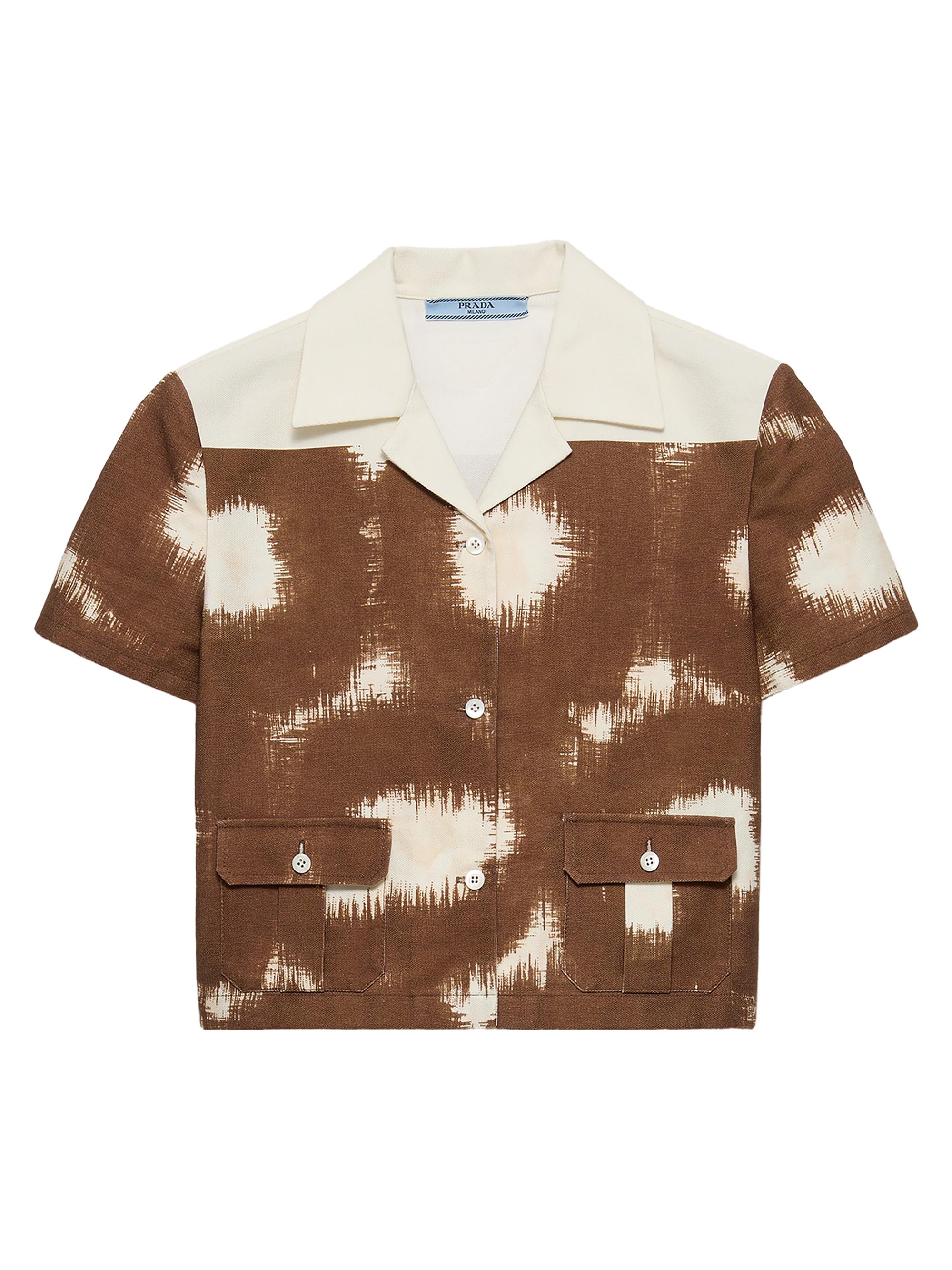 Prada Ribbed Knit Crop Top | Saks Fifth Avenue