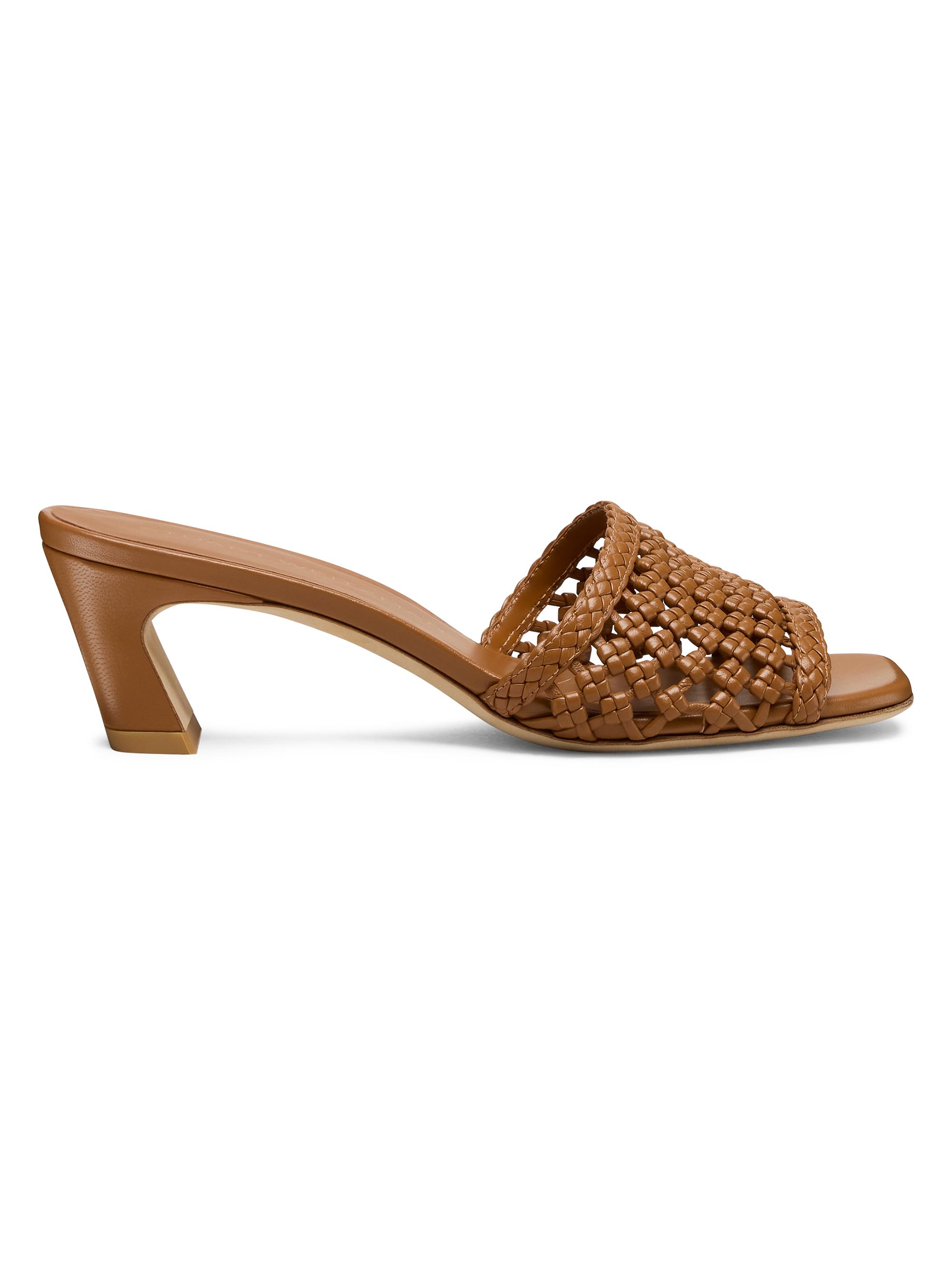 Jimmy Choo Skye 70MM Twisted Textured Leather Mules | Saks Fifth