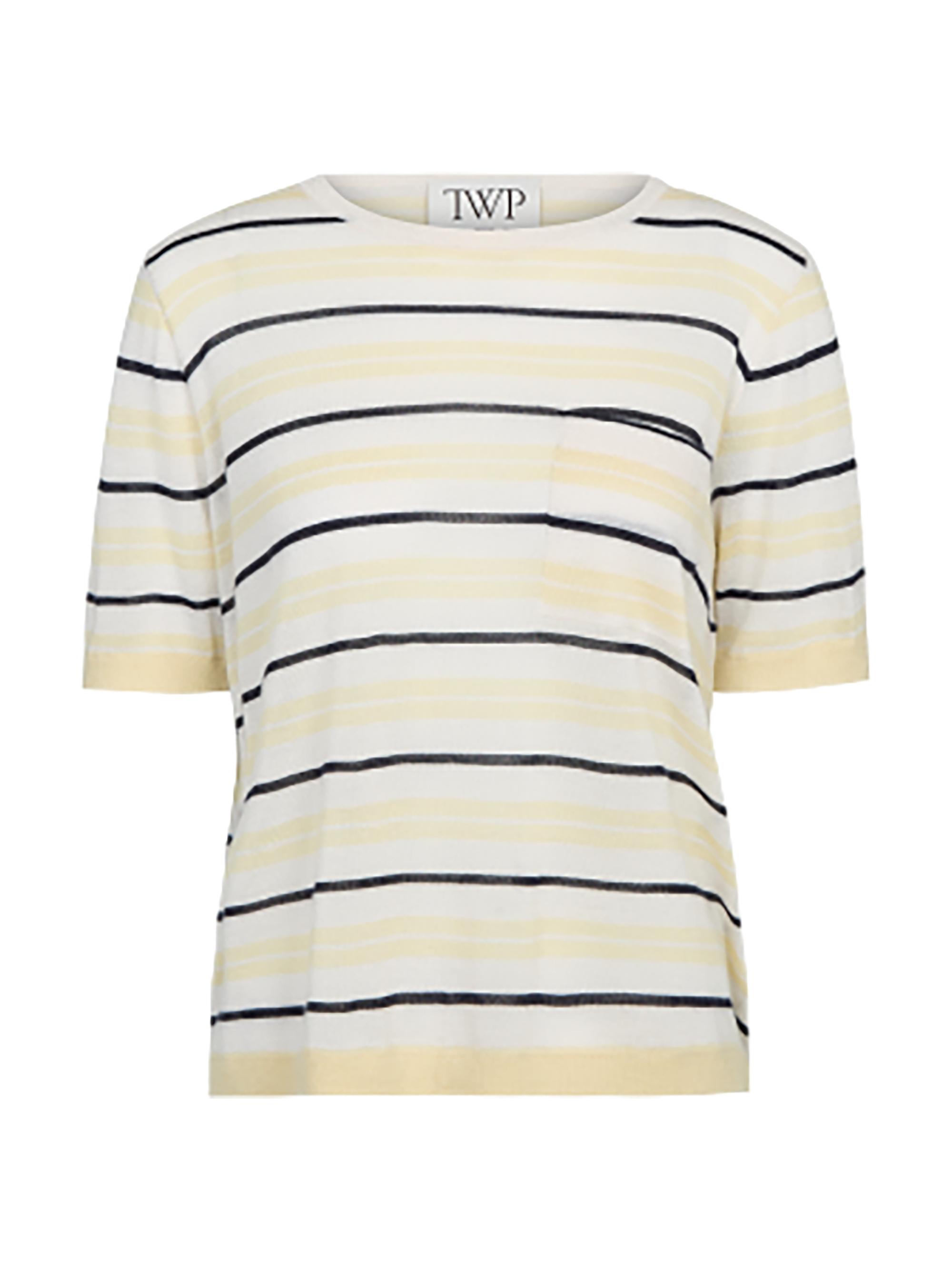 TWP Women's Striped Cashmere T-Shirt -  Multi