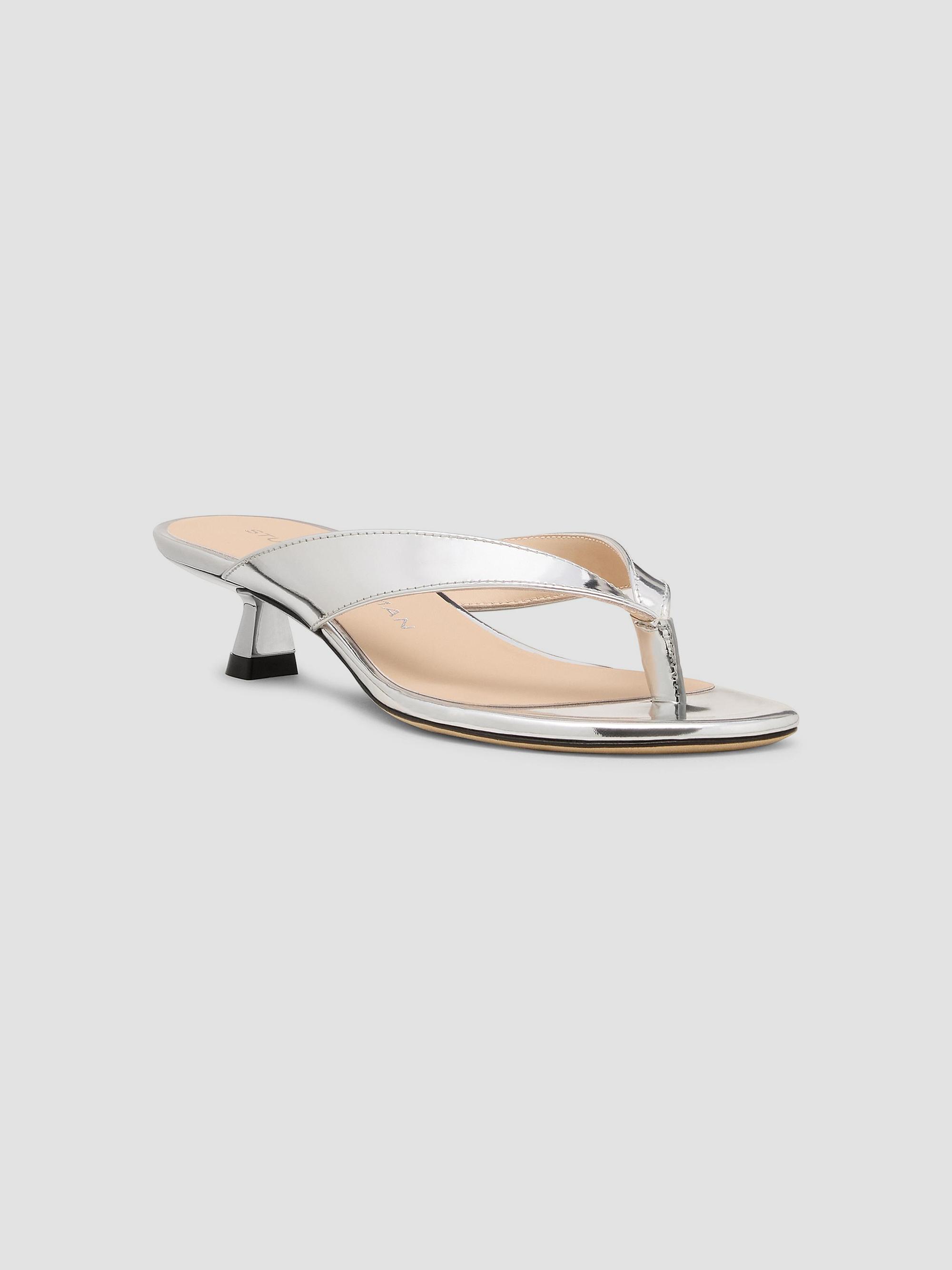Stuart Weitzman Rio 35MM Leather Sandals | Saks Fifth Avenue