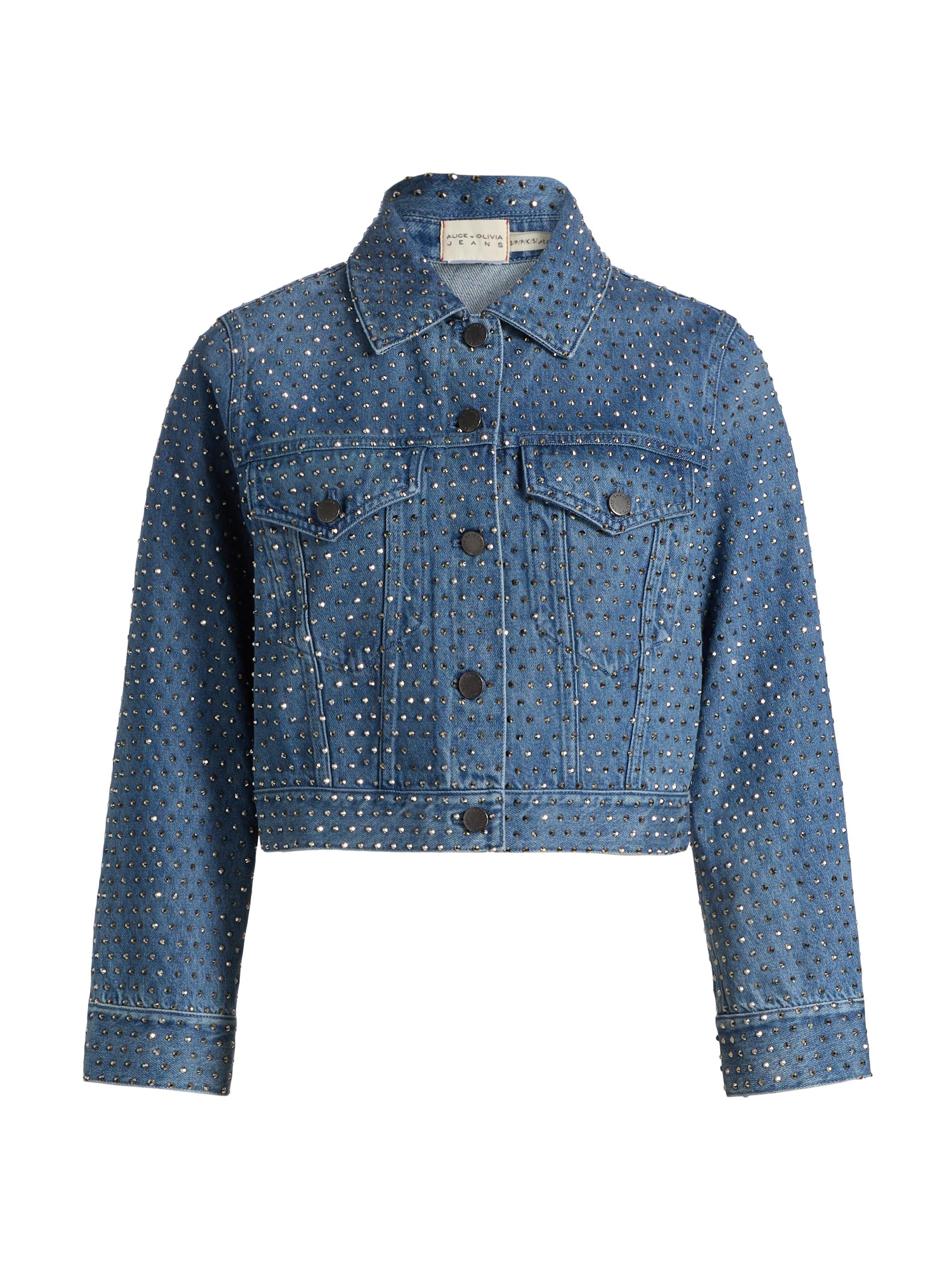 Chloe Embellished Boxy Crop Jacket
