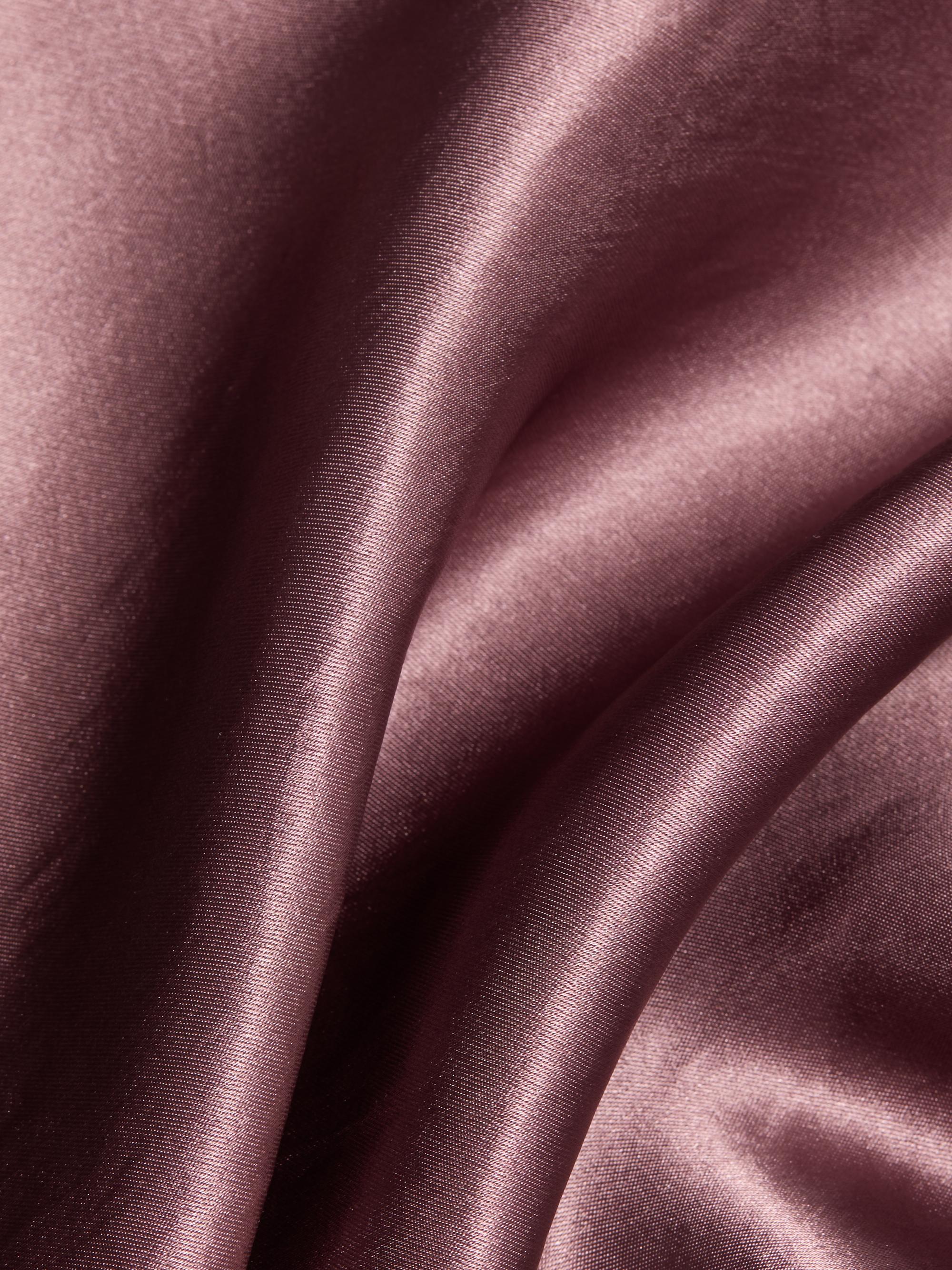 Vince Women's Lingerie-Trim Satin Slip Mini Skirt - Deep Mauve | Thumbnail 7