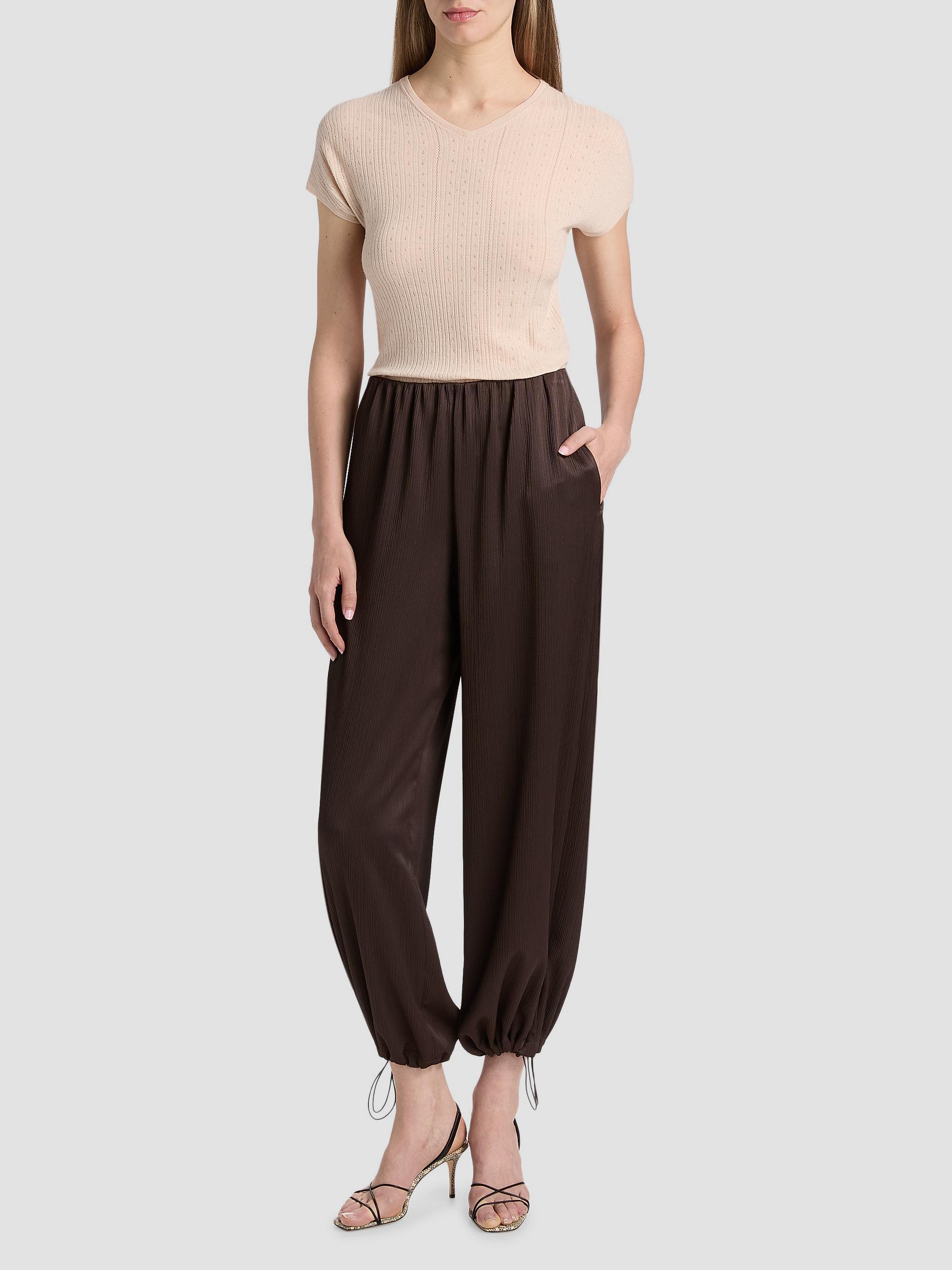 Vince Women's Pointelle Wool T-Shirt - Blush Cloud | Thumbnail 2