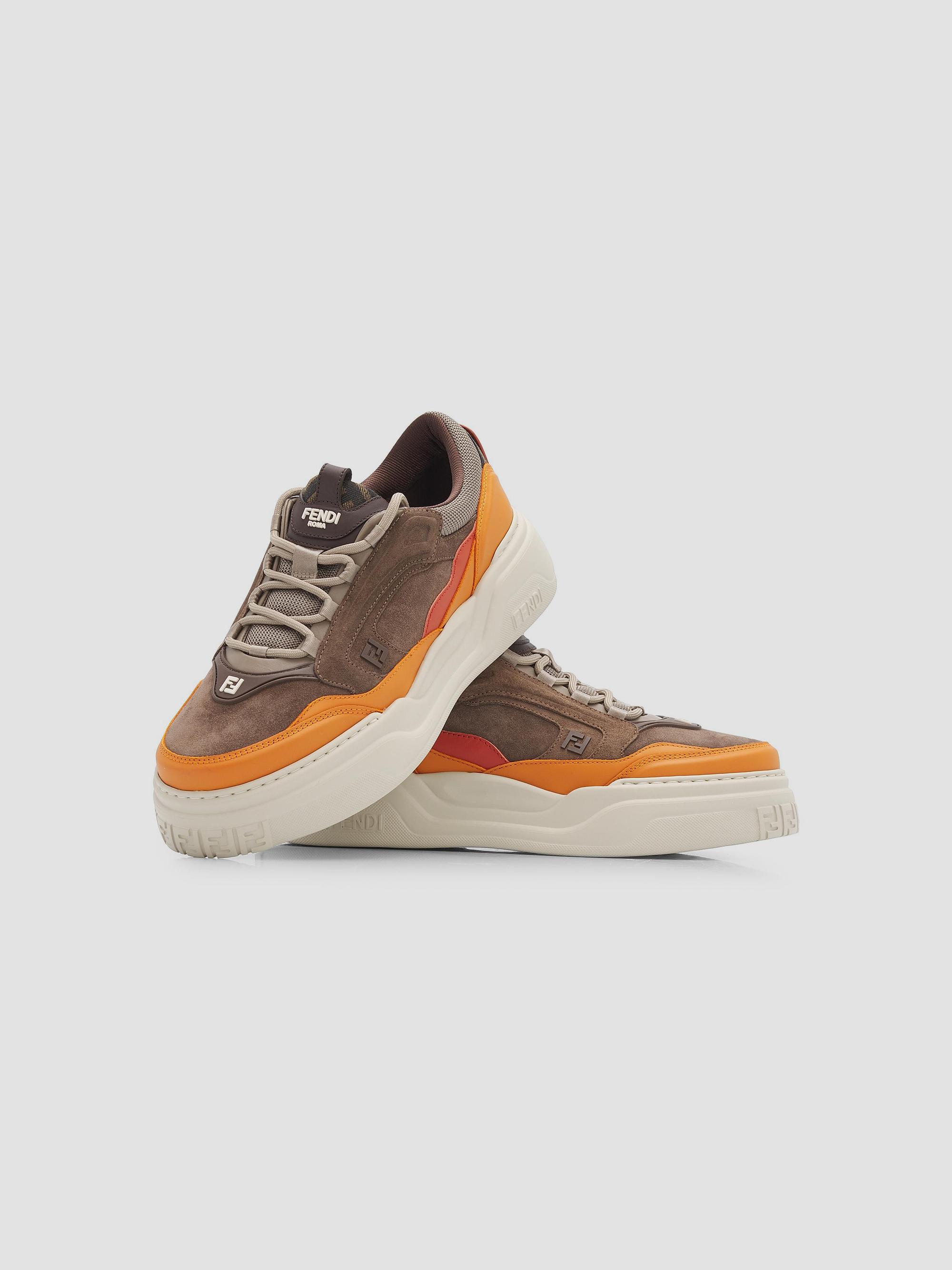 Fendi Force Suede Platform Sneakers | Saks Fifth Avenue