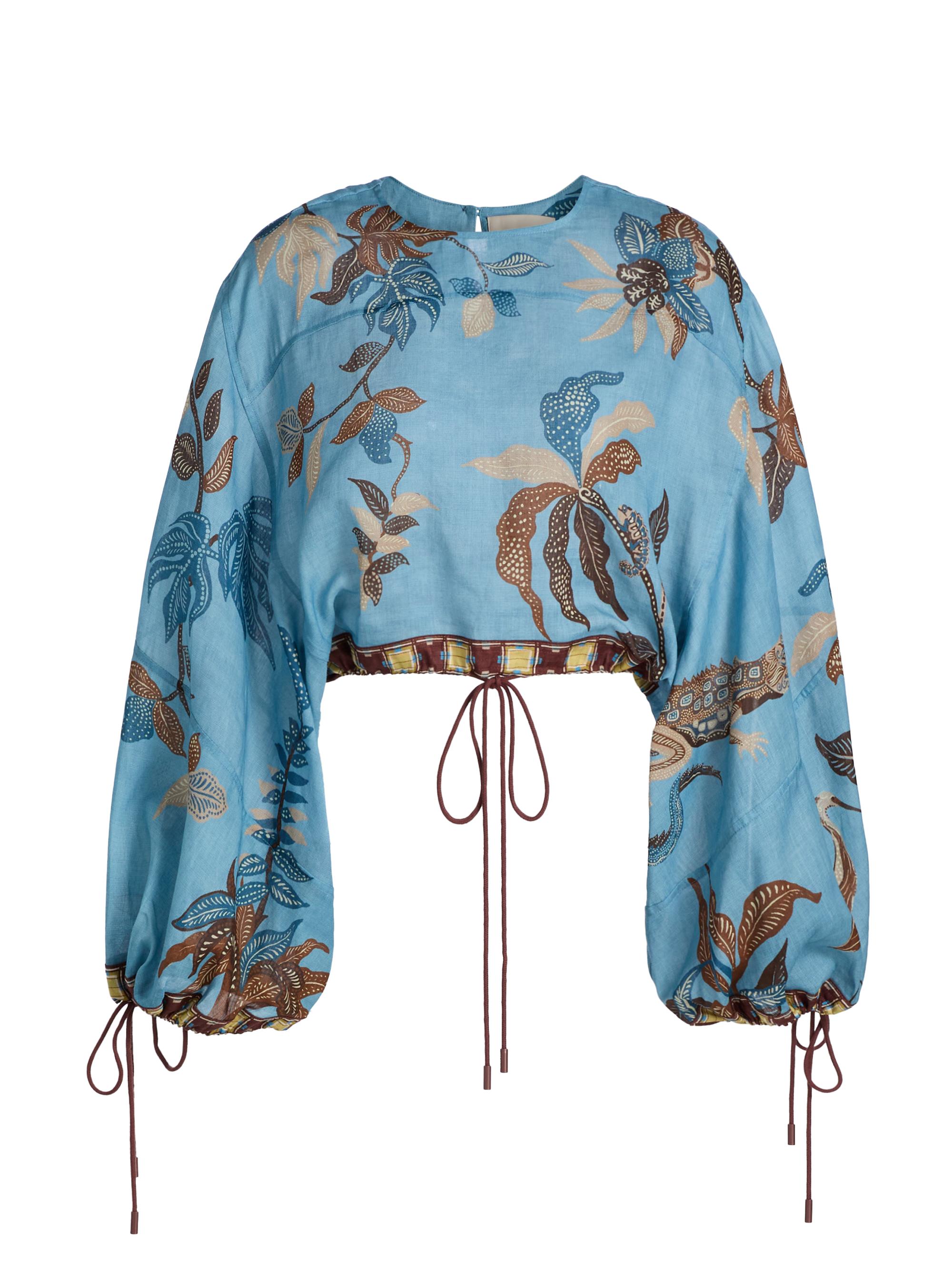 Alémais Women's Georgie Tropical Crop Top - Women's Clothing