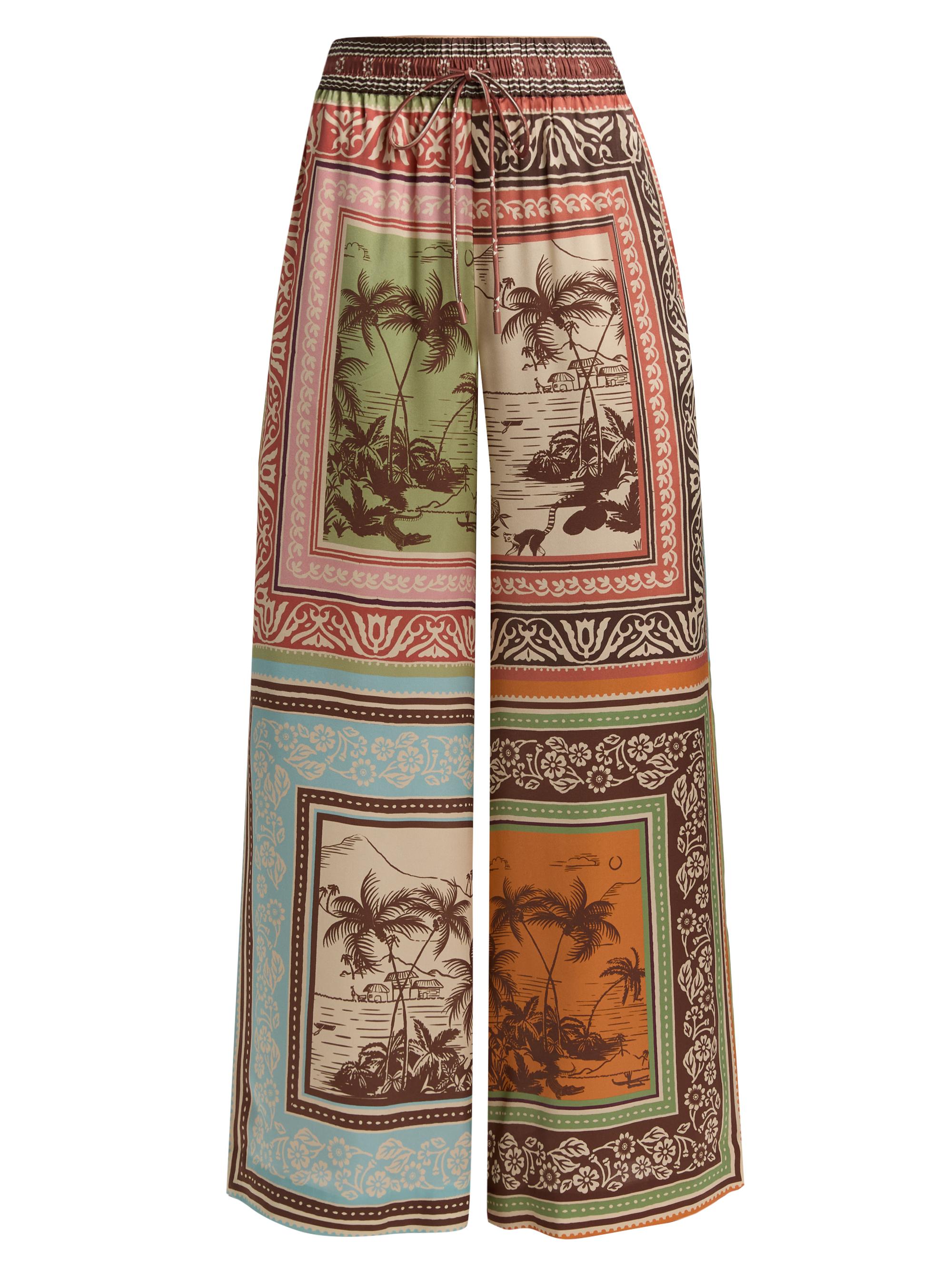 Alémais Women's Alberta Silk Wide-Leg Pants - Women's Clothing