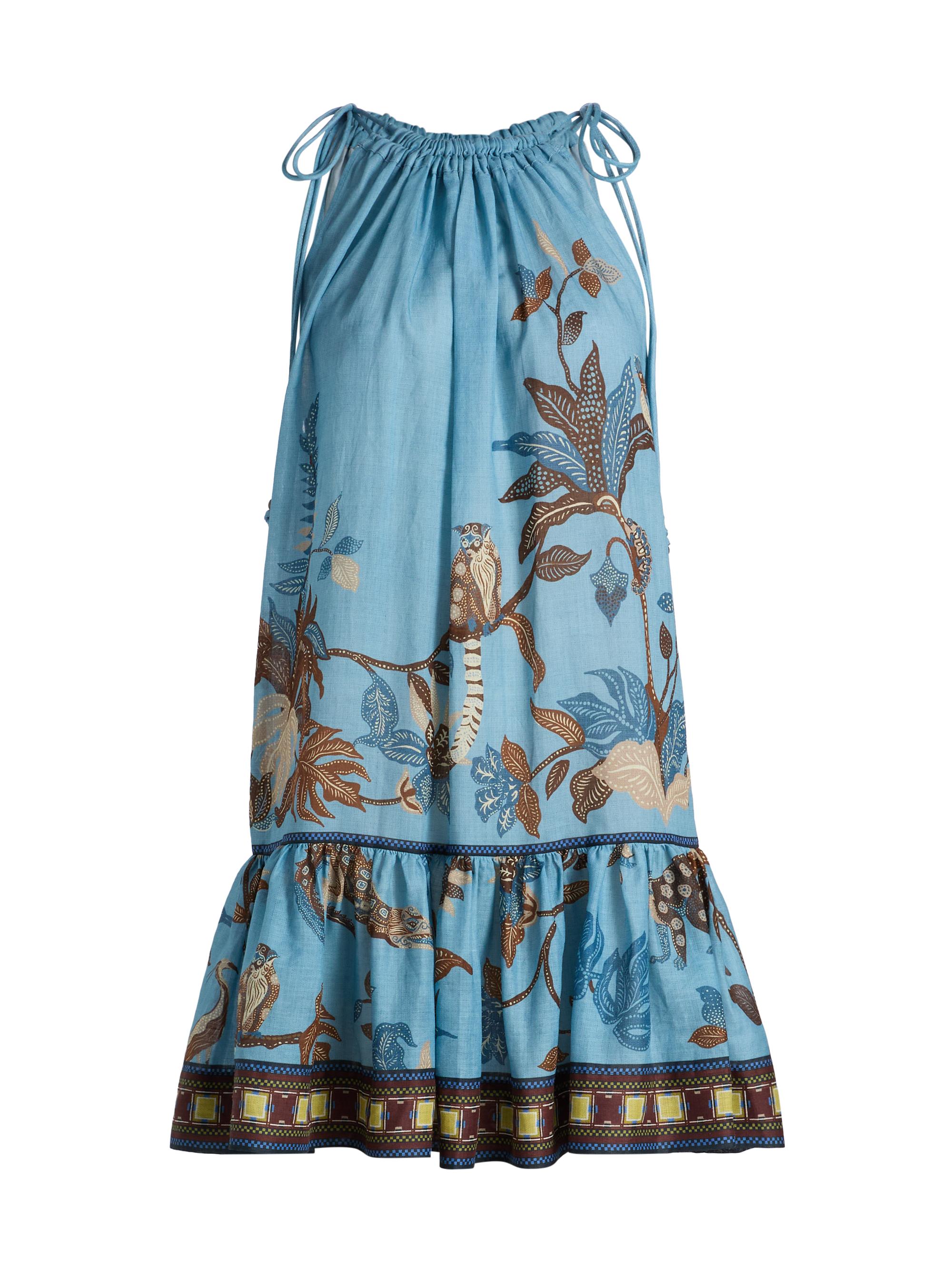 Alémais Women's Georgie Printed Drop-Waist Minidress - Women's Clothing