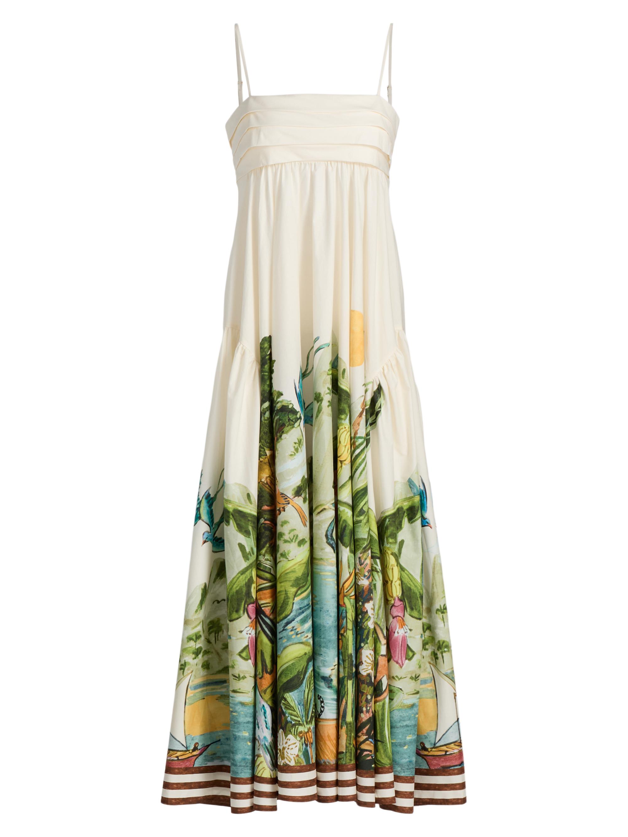 Alémais Women's Toucan Tango Printed Midi-Dress - Women's Clothing