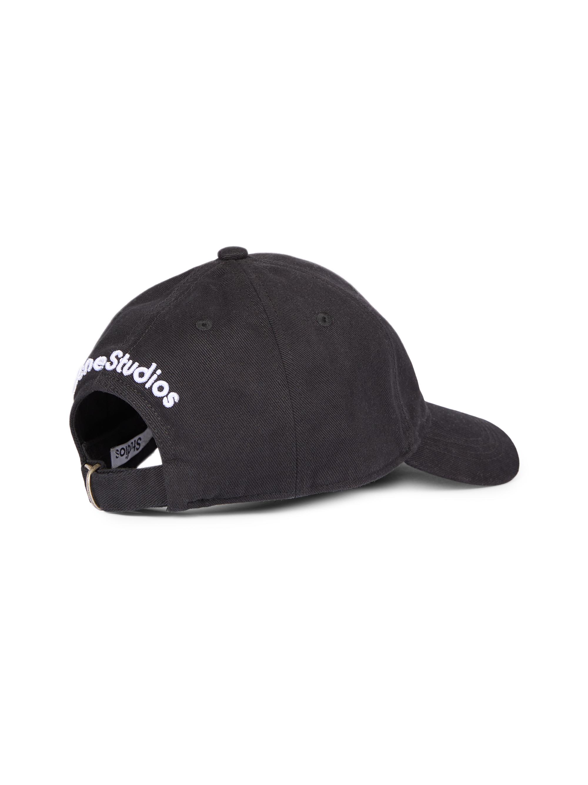 Acne Studios Carily Back Logo Cotton Baseball Cap | Saks Fifth Avenue