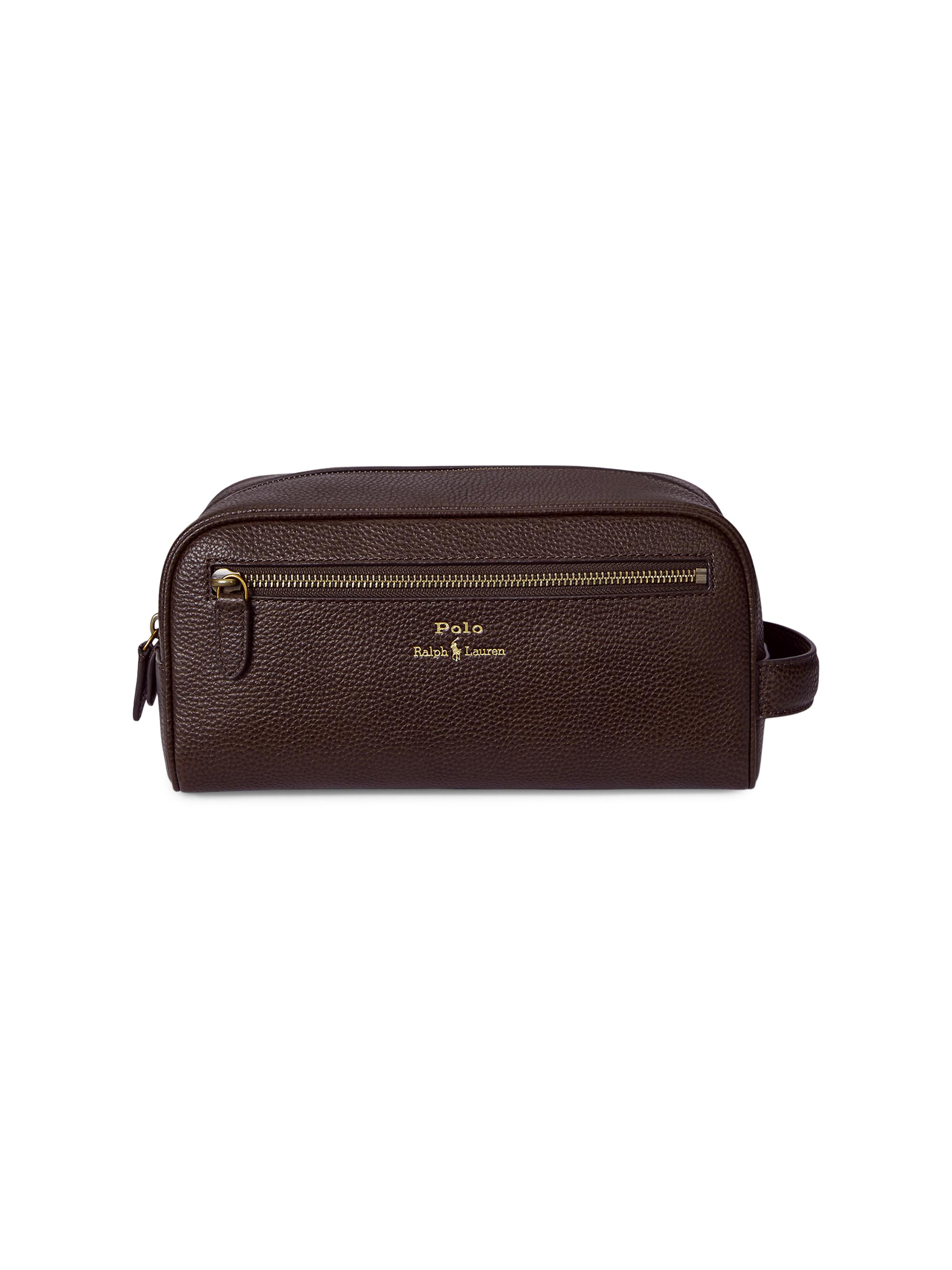 Ralph Lauren Purple Label Bedford Leather Toiletry Bag | Saks