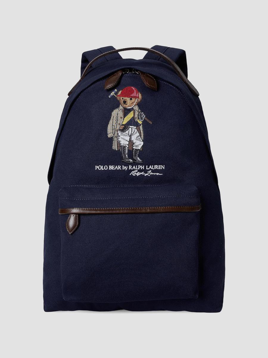 POLO RALPH LAUREN リュックswag Polo Ralph Lauren Large Embroidered Polo Bear Cotton Canvas