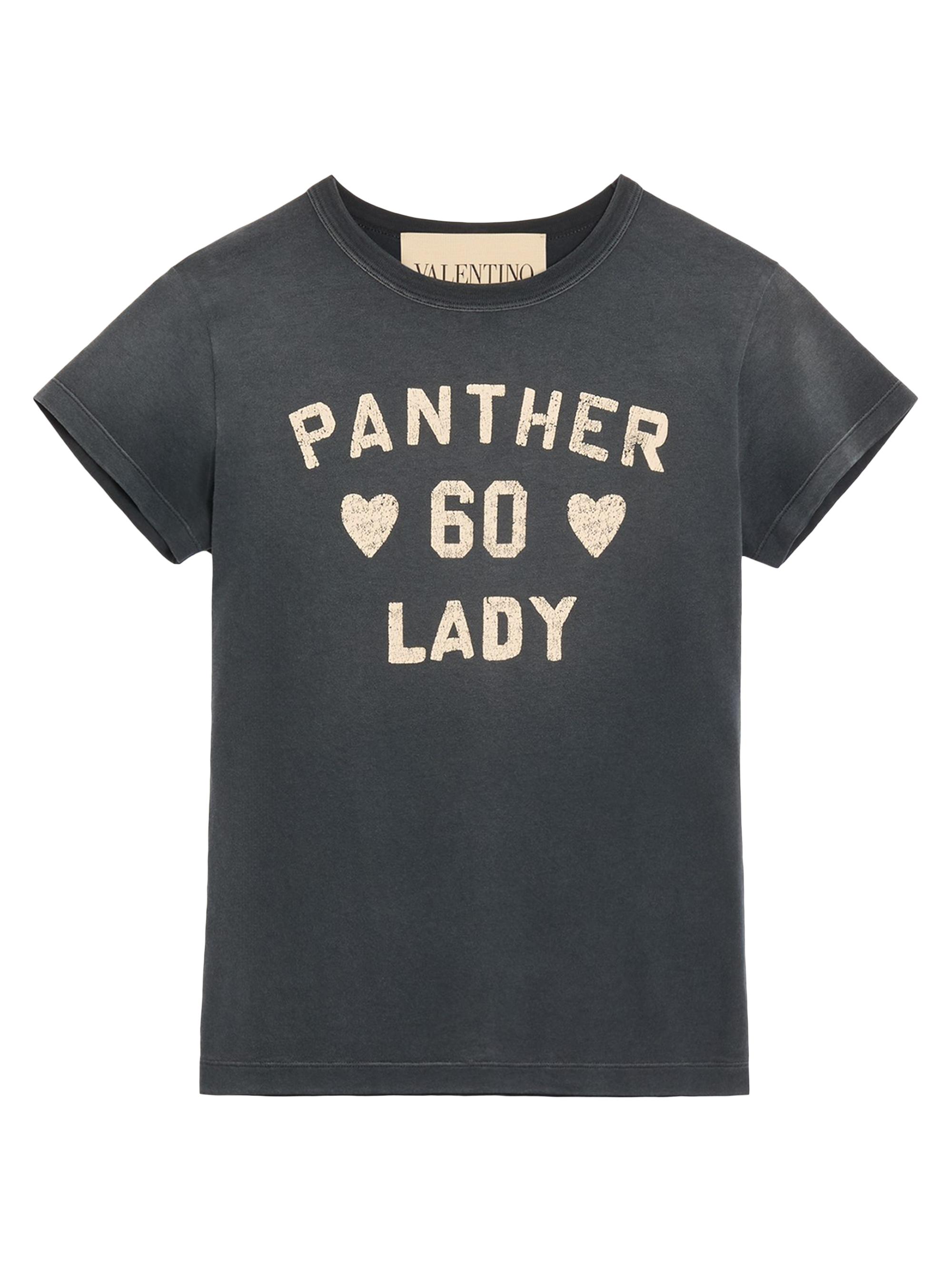 Valentino Garavani Women's Printed Cotton T-Shirt - Black Birch