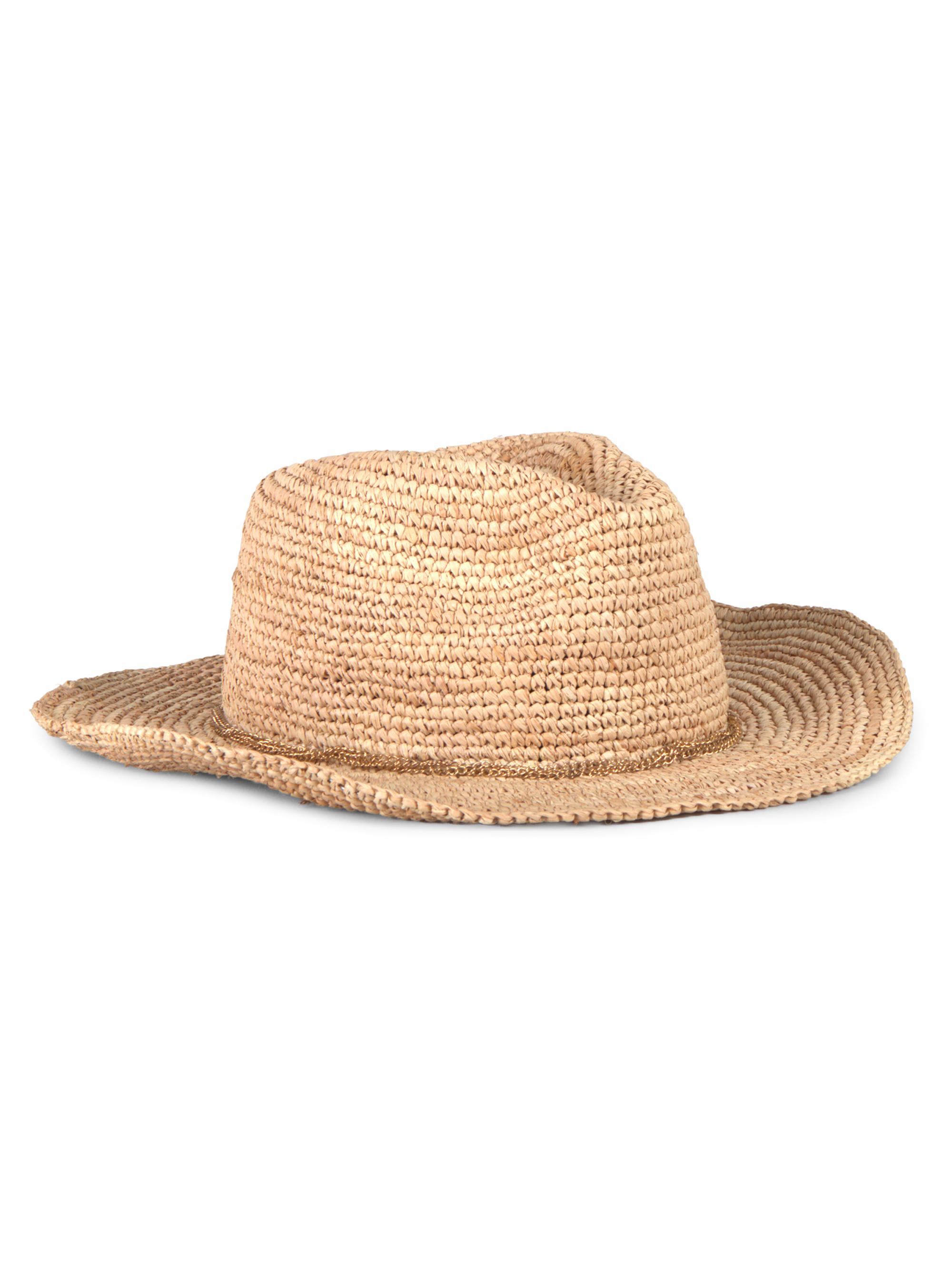 Eugenia Kim Women's Winona Raffia Cowboy Hat - Camel | Thumbnail 8