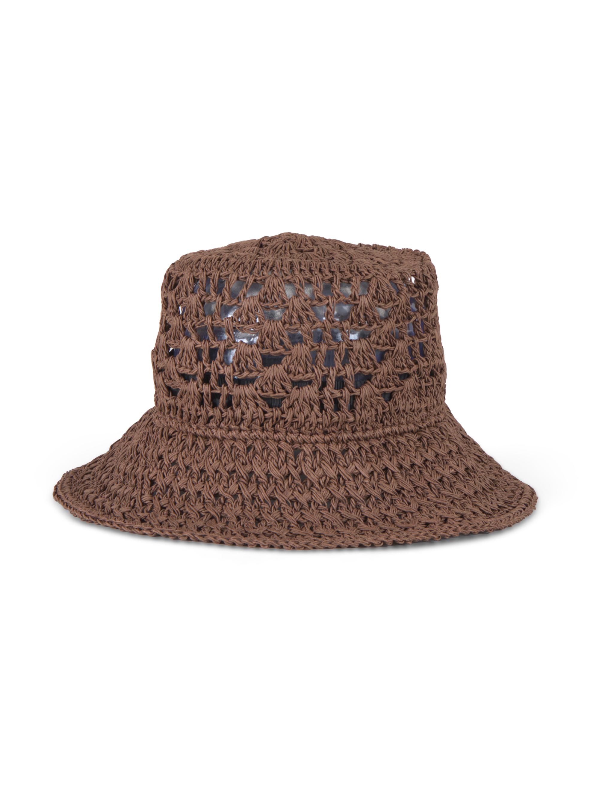 Eugenia Kim Women's Jonah Crochet Bucket Hat - Chocolate | Thumbnail 6