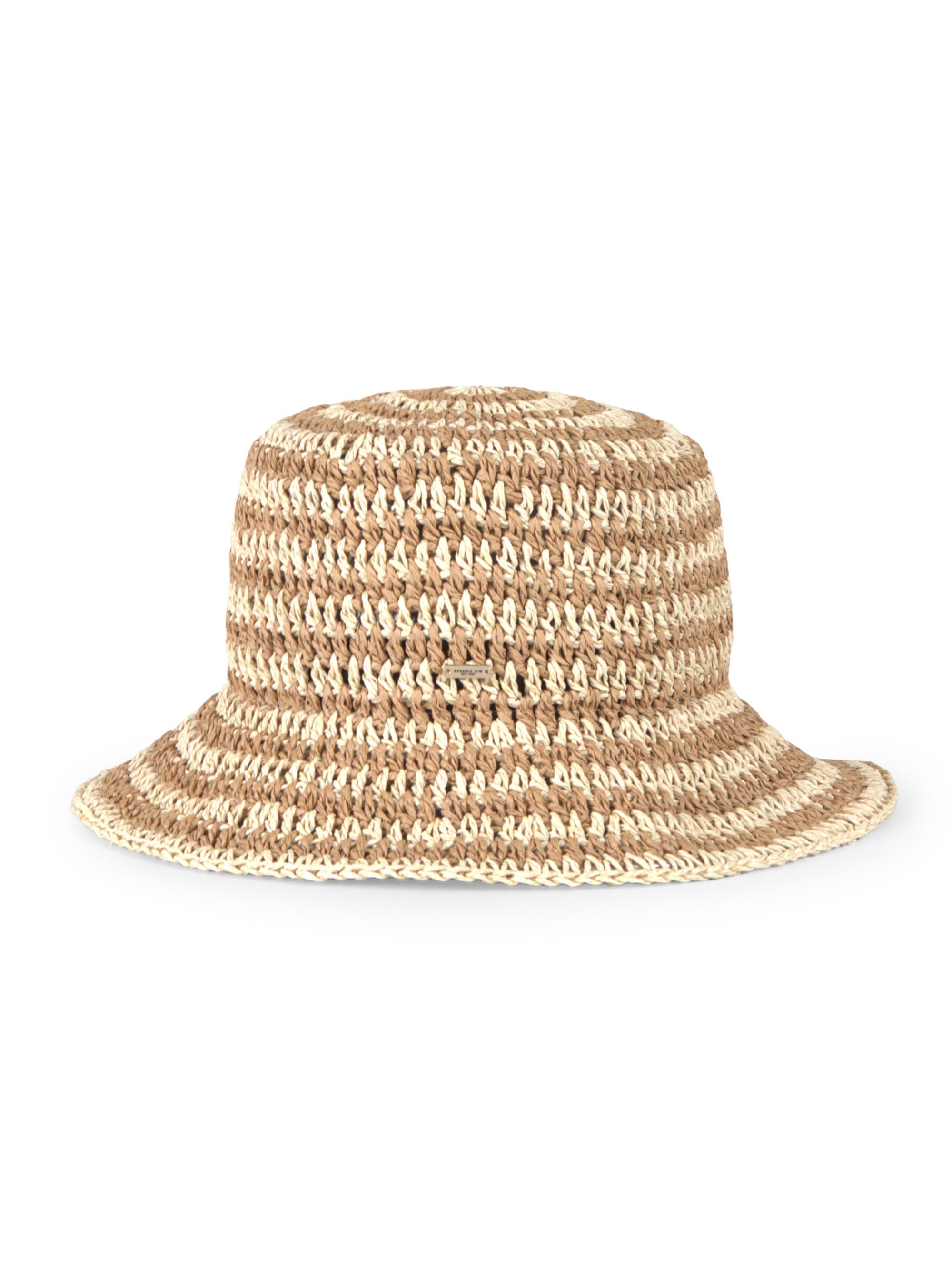 Eugenia Kim Women's Jonah Crochet Bucket Hat - Natural Camel