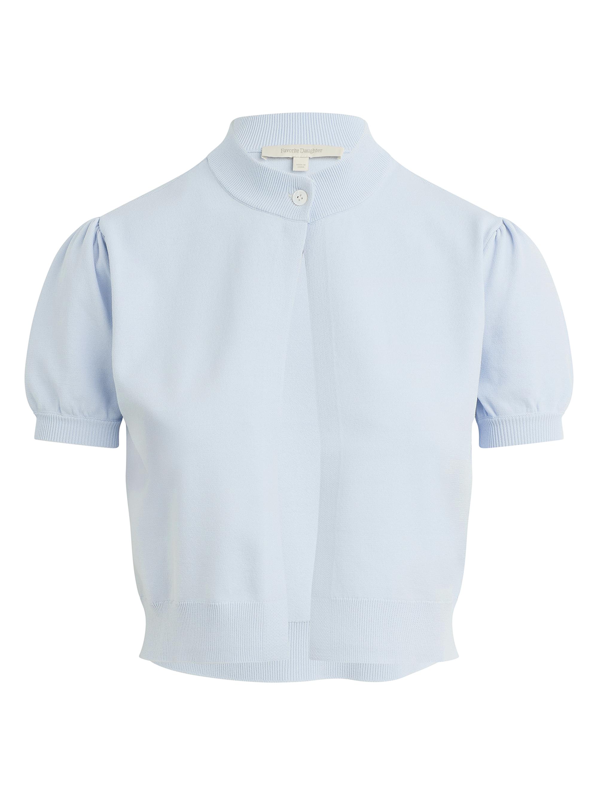 Favorite Daughter Women's The Cecilia One-Button Cardigan - Sky Blue