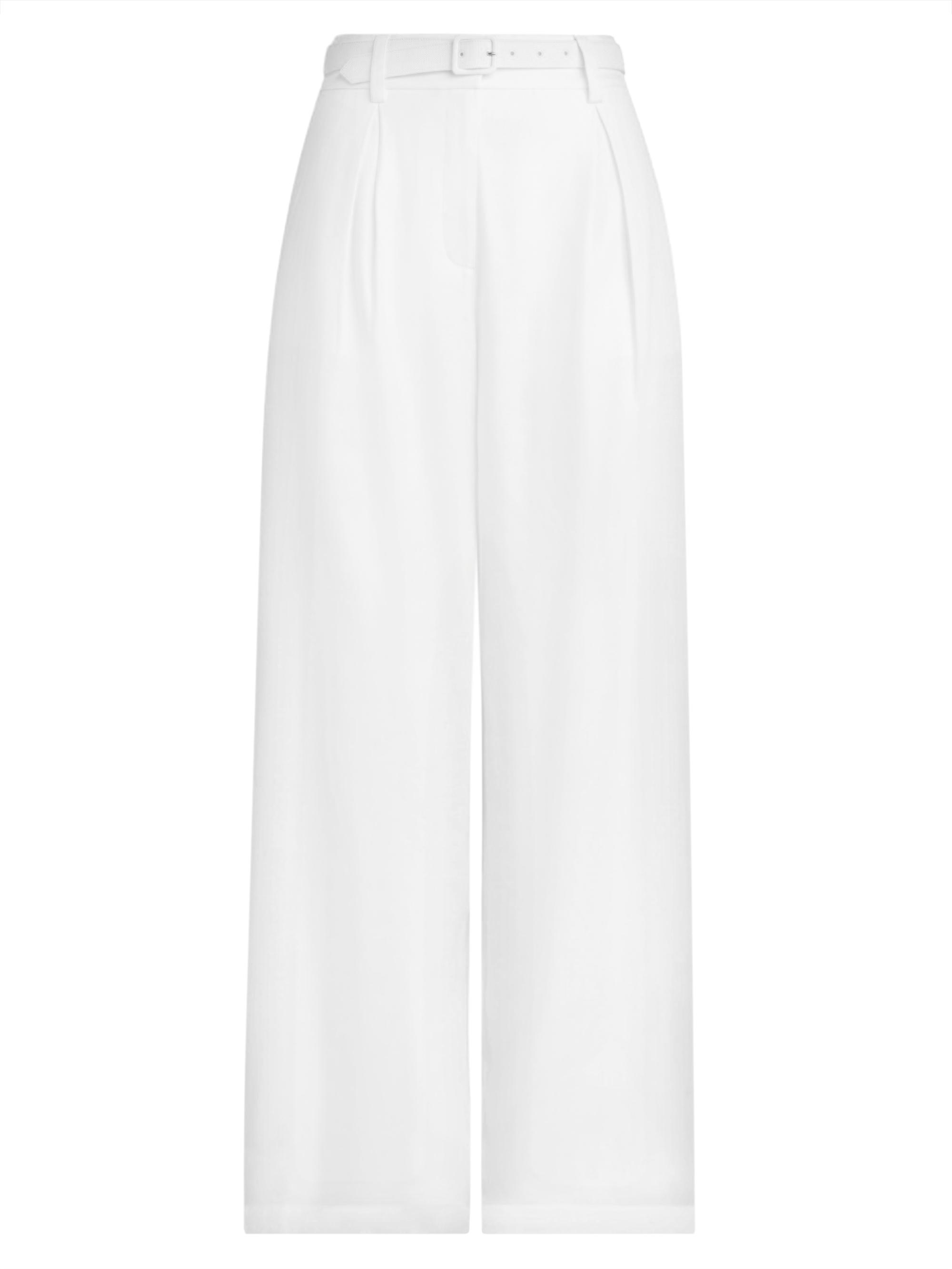 The Miranda Pleated Linen-Blend Wide-Leg Pants