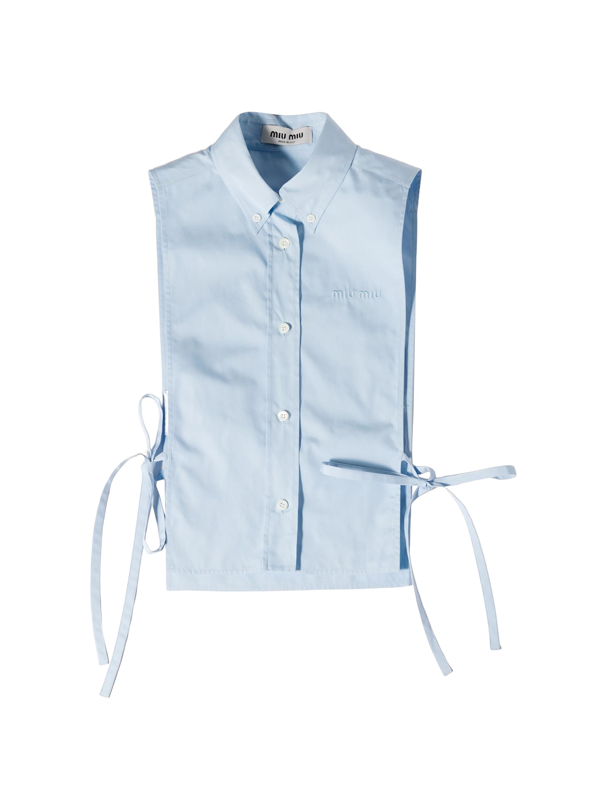 Miu Miu Women's Poplin Shirt - Light Blue