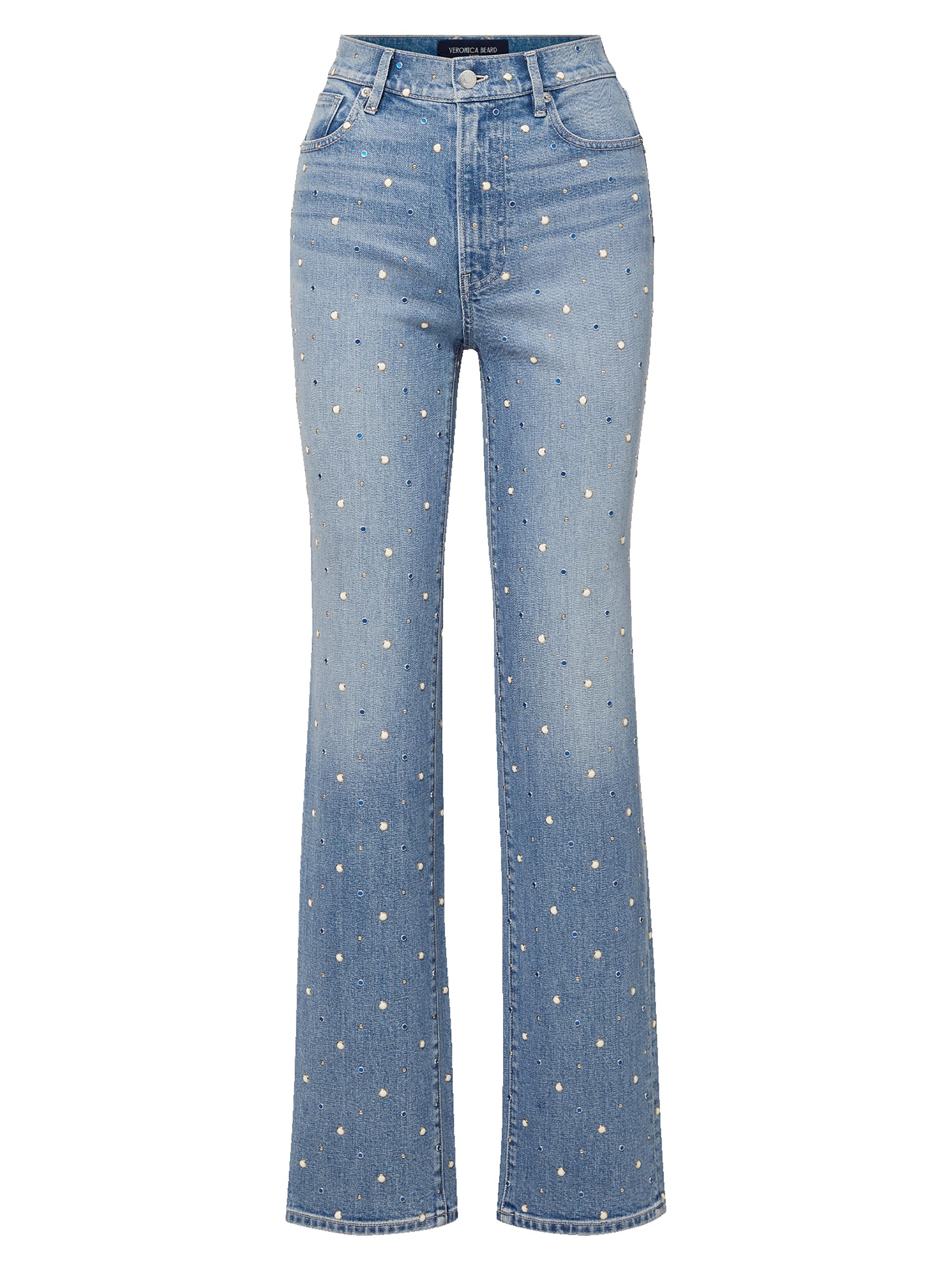 Veronica Beard Crosbie Wide-Leg Jeans | Saks Fifth Avenue