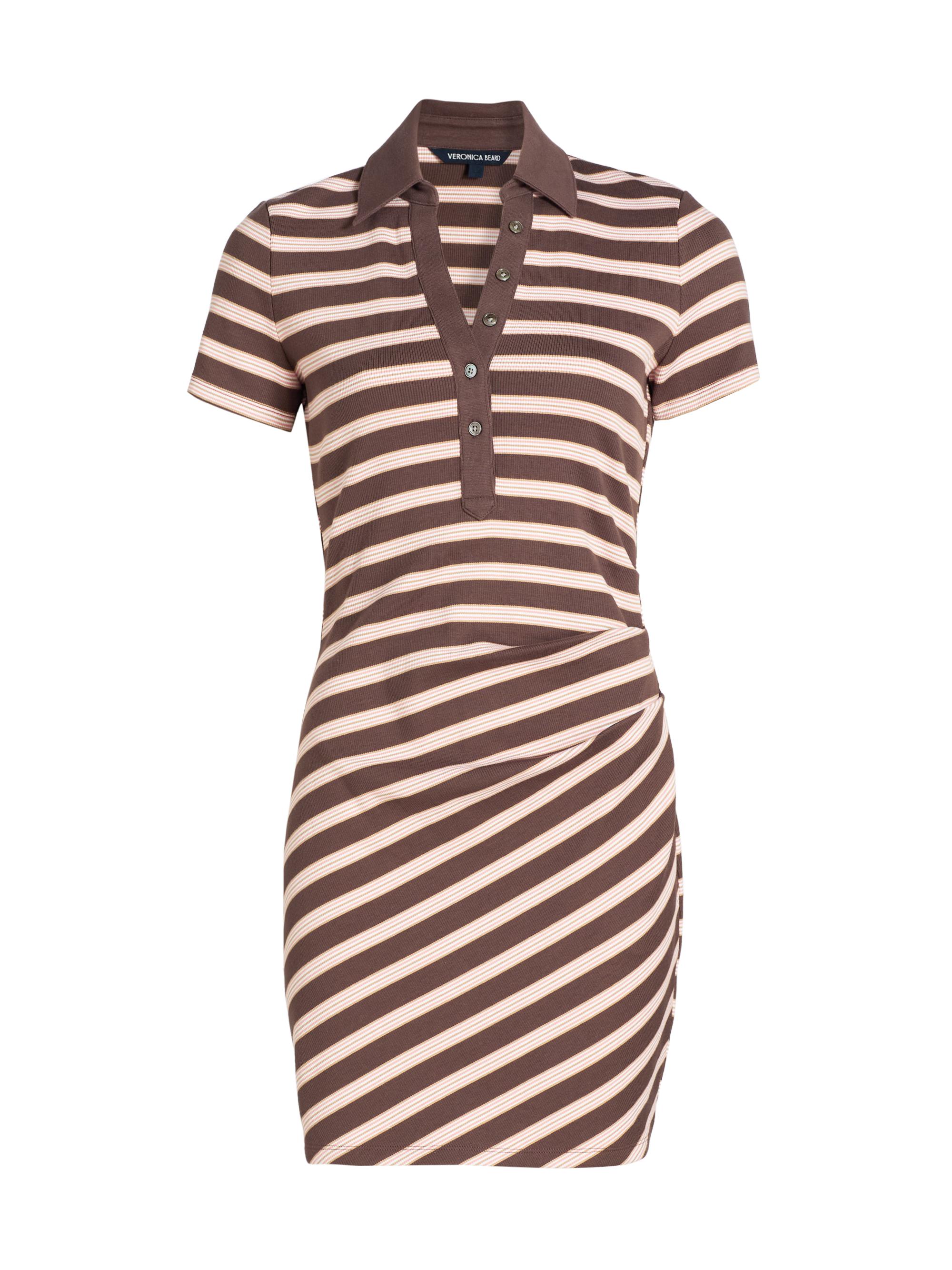 Lanier Striped Polo Minidress