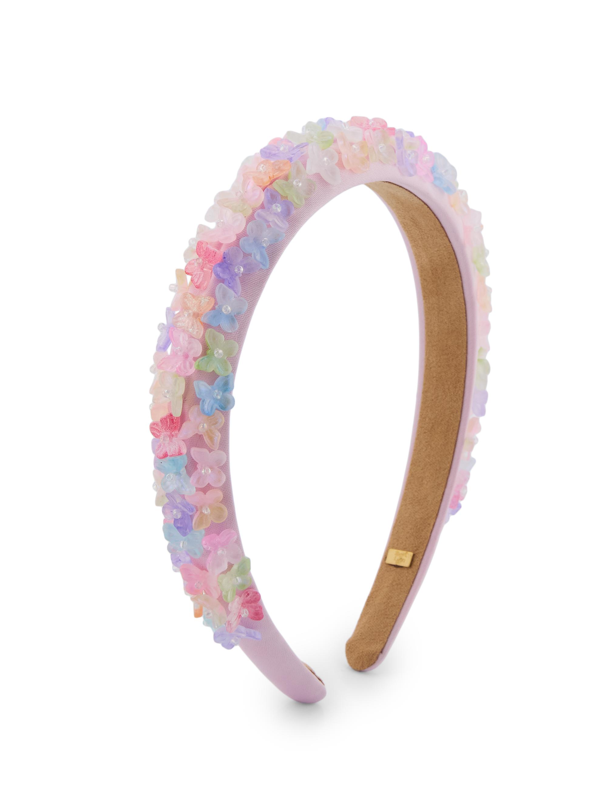 Bari Lynn Girl's Butterfly Crystal Headband