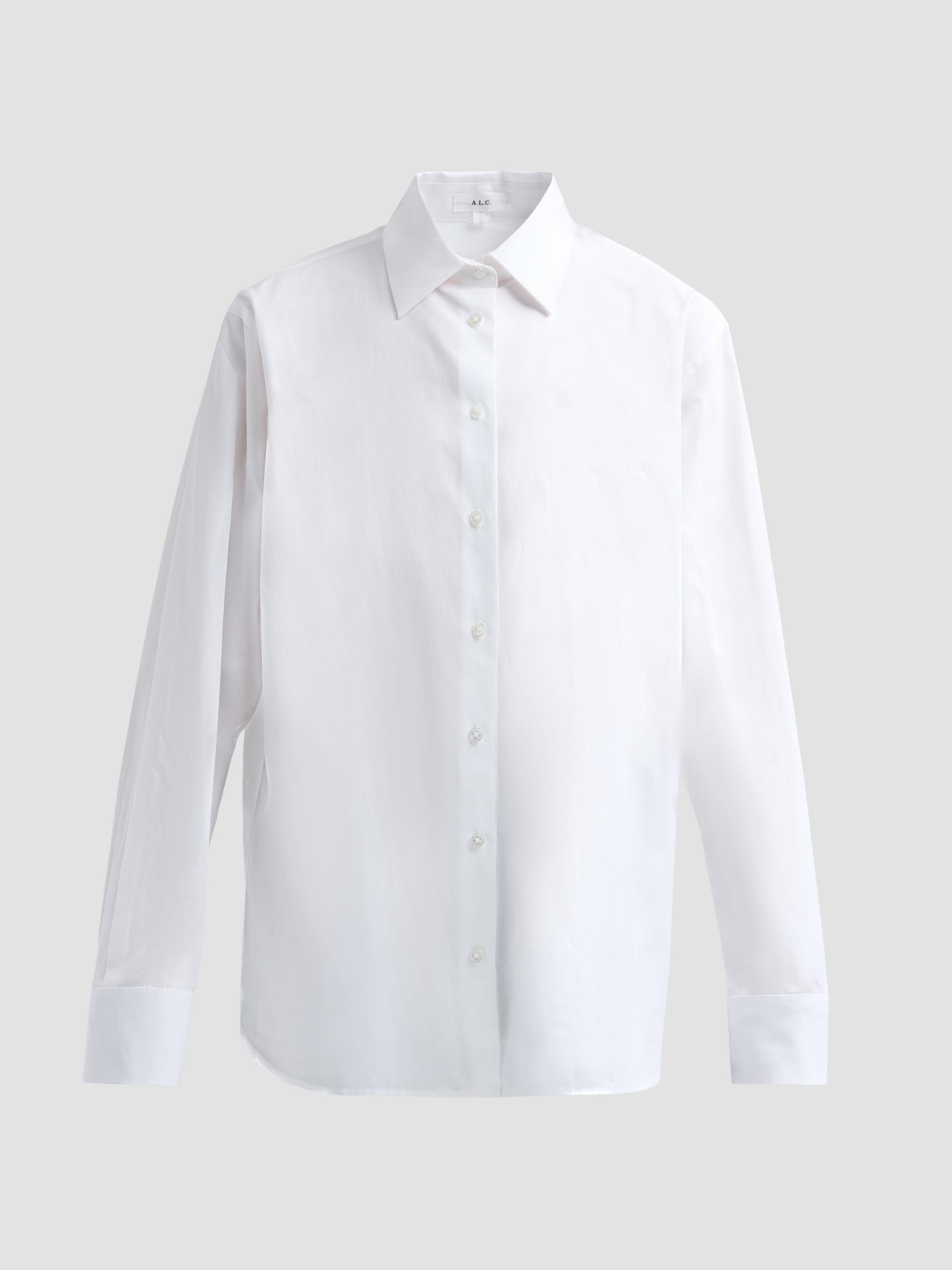 Theory Tenia Luxe Cotton Shirt | Saks Fifth Avenue