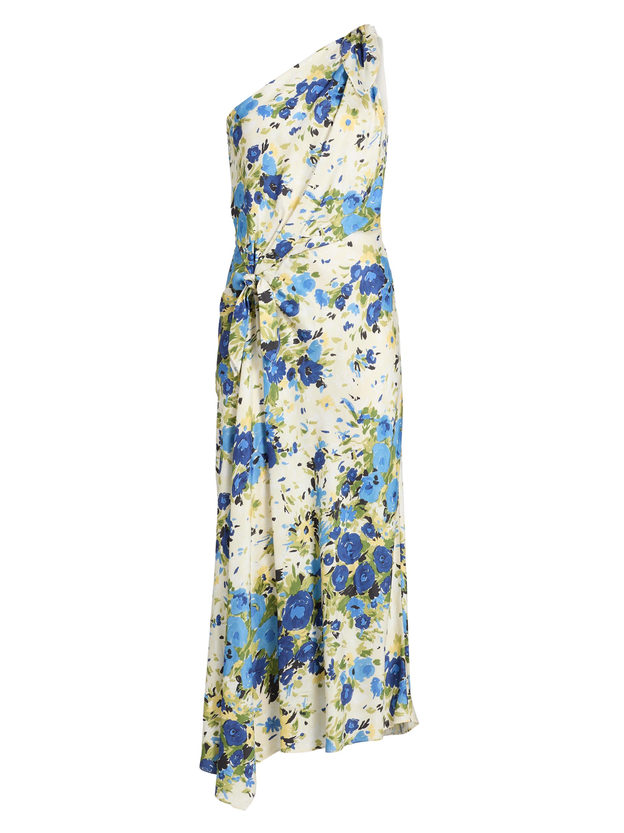 A.L.C. Women's Eliana Floral One-Shoulder Midi-Dress - Butter Capri Multi