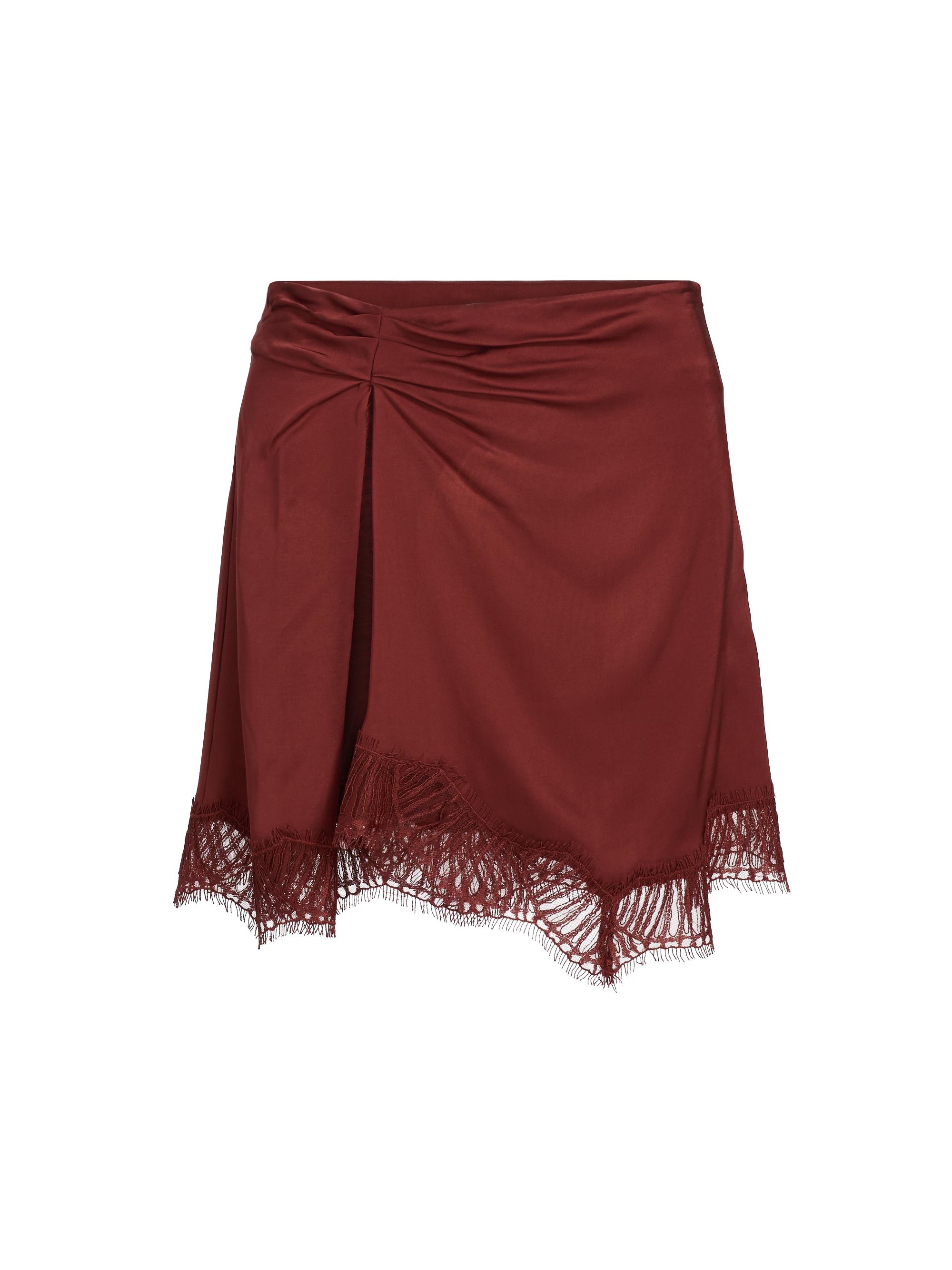 A.L.C. Women's Dion Lace-Trimmed Miniskirt - Sandalwood