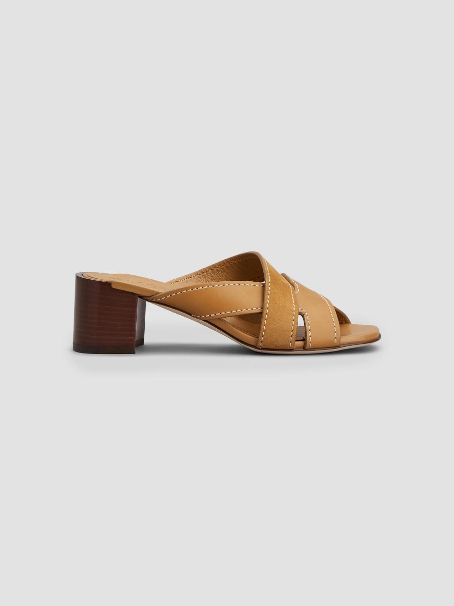 Tod's 55MM Leather Block Heel Sandals | Saks Fifth Avenue