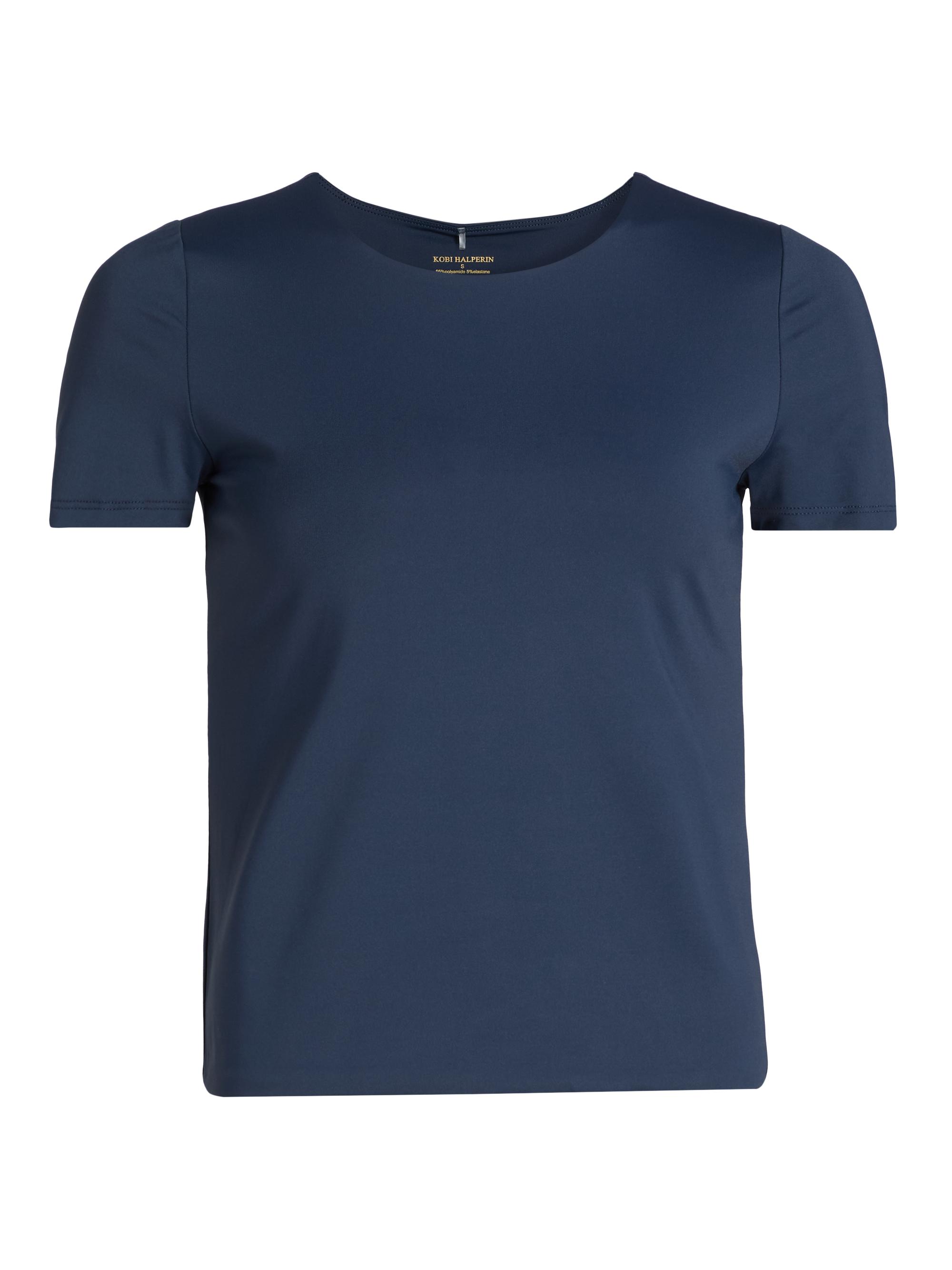 Kobi Halperin Women's Rhianna Matte Jersey T-Shirt - Navy