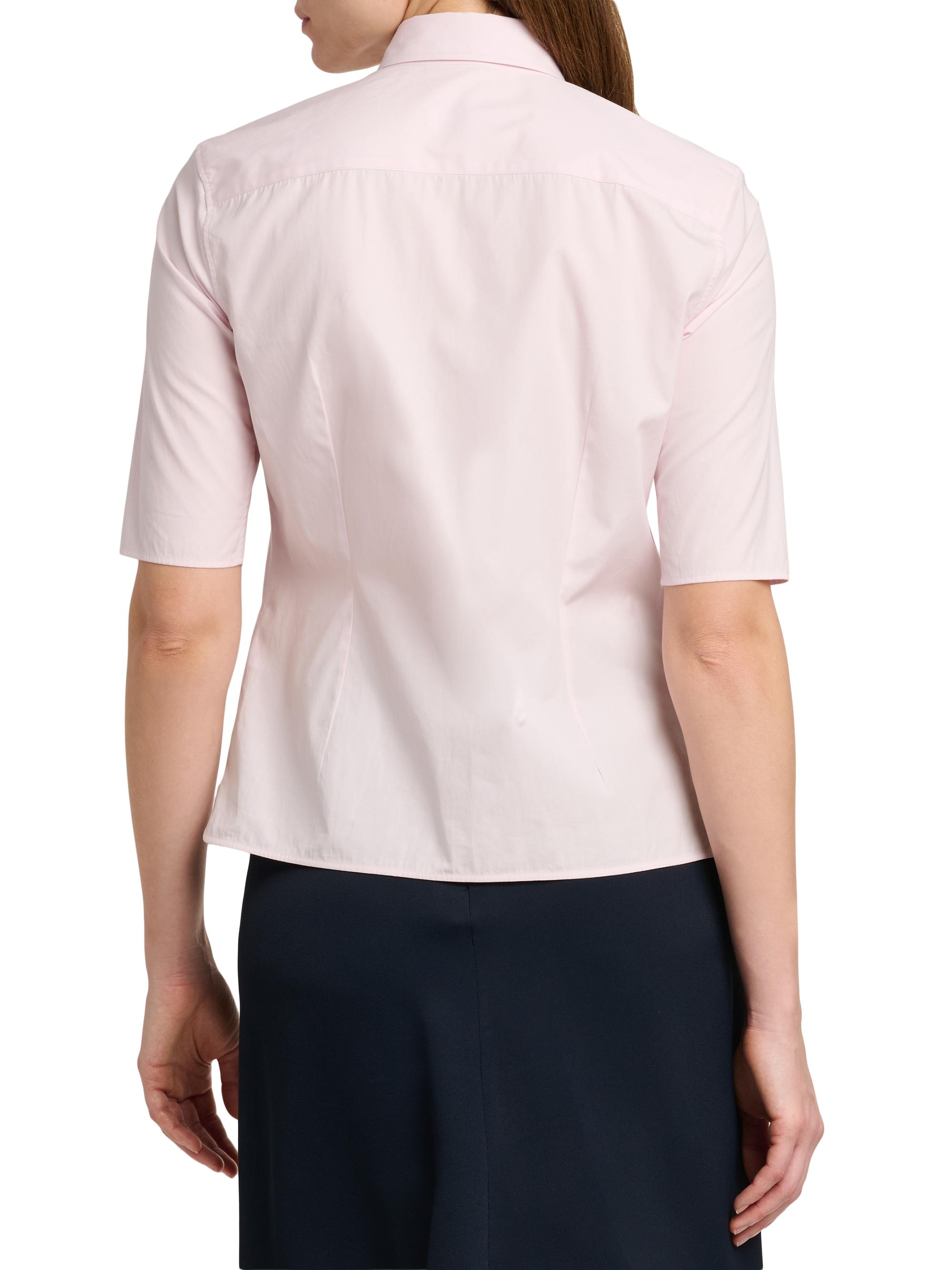 Jil Sander Women's Cotton Poplin Short-Sleeve Shirt - Rose | Thumbnail 5