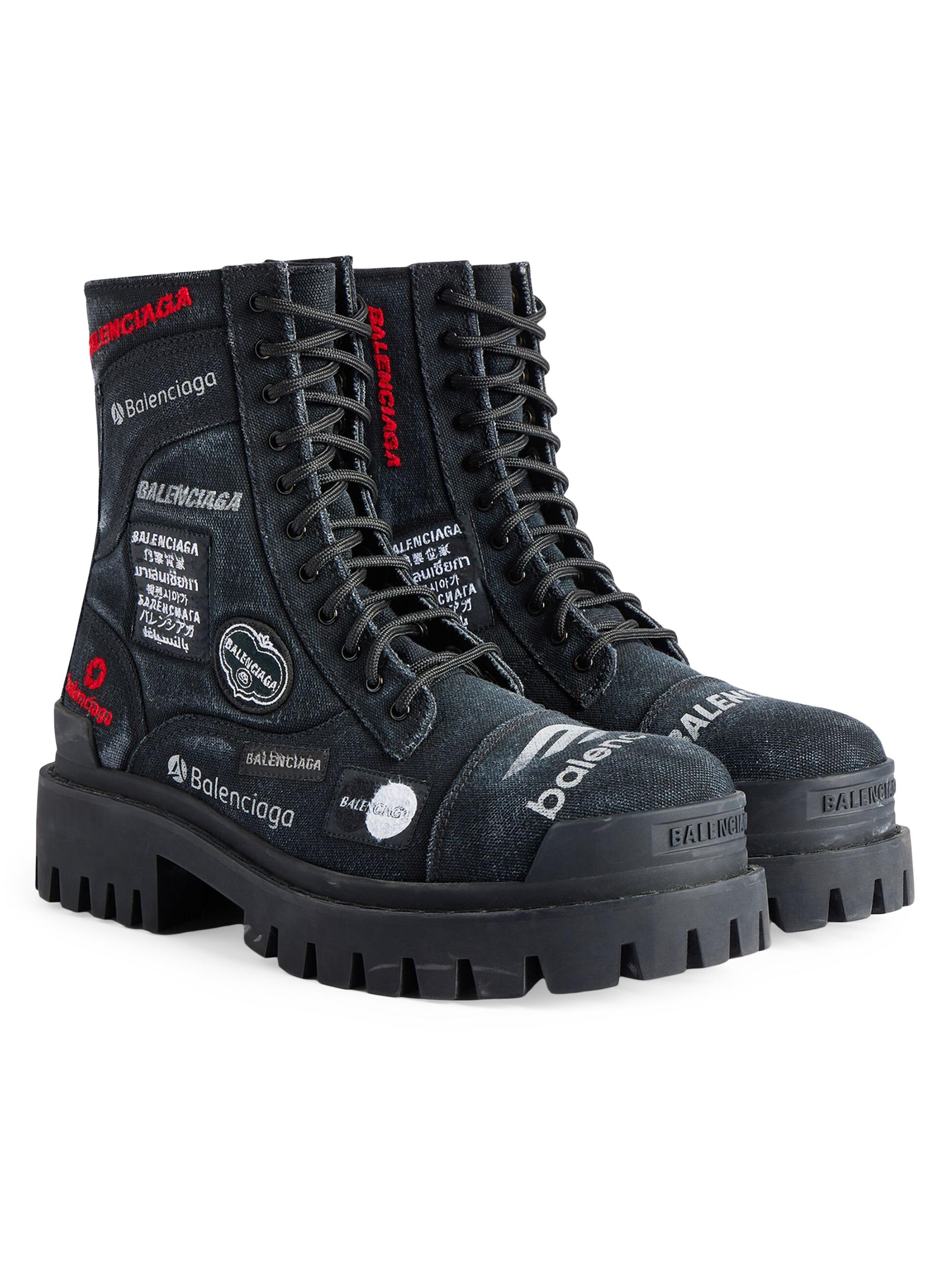 Balenciaga Combat Strike Boots | Saks Fifth Avenue