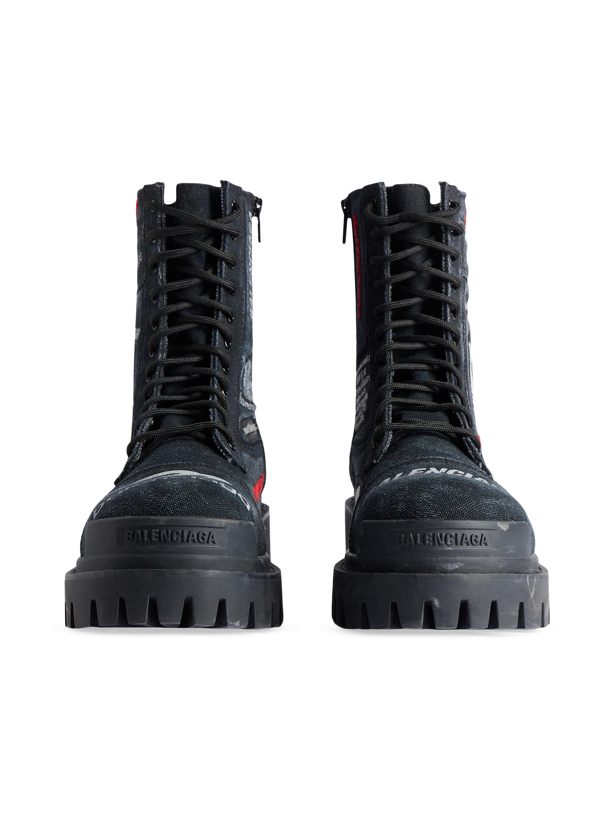 Balenciaga Combat Strike Boots | Saks Fifth Avenue