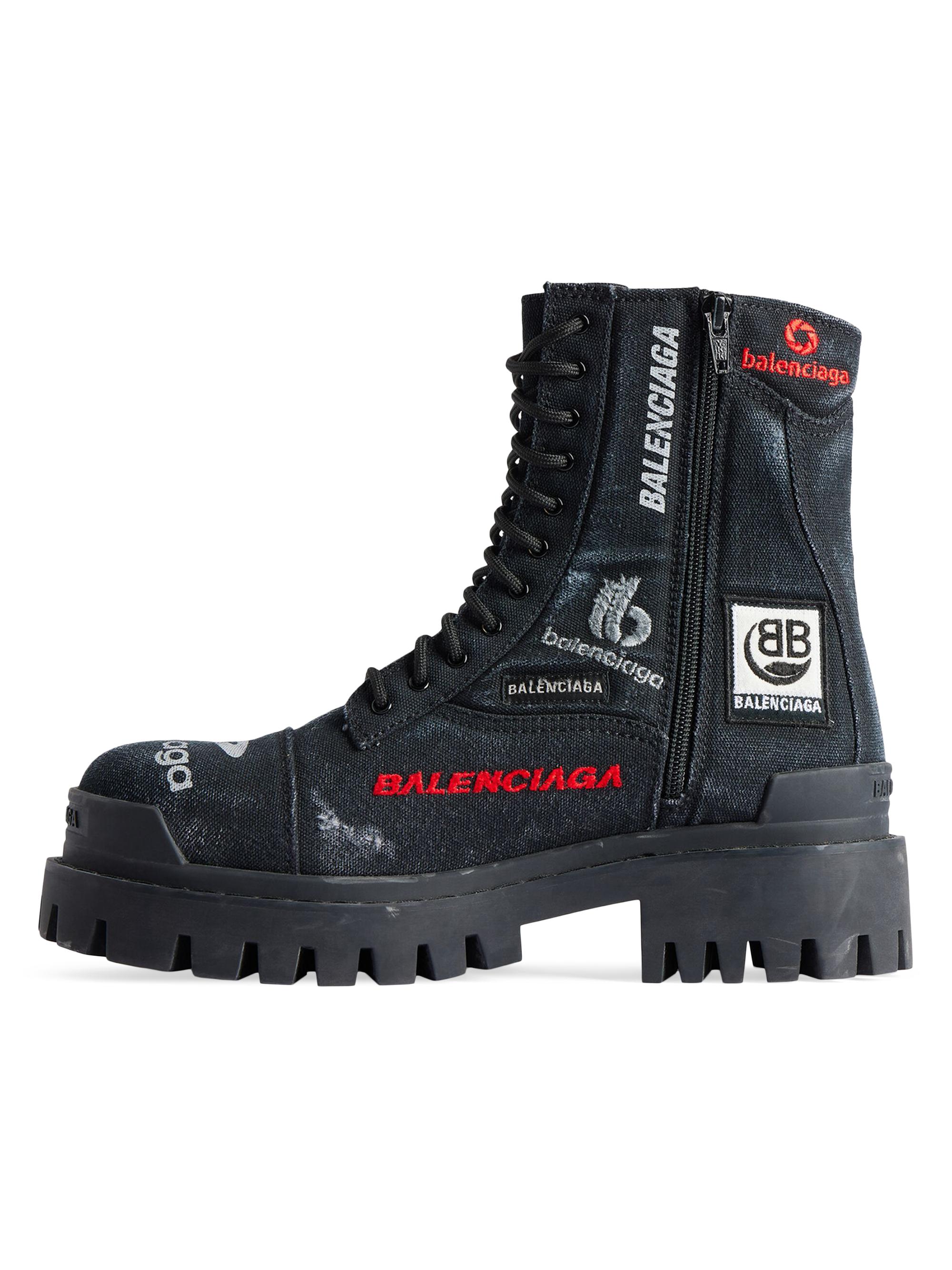 Balenciaga Combat Strike Boots | Saks Fifth Avenue